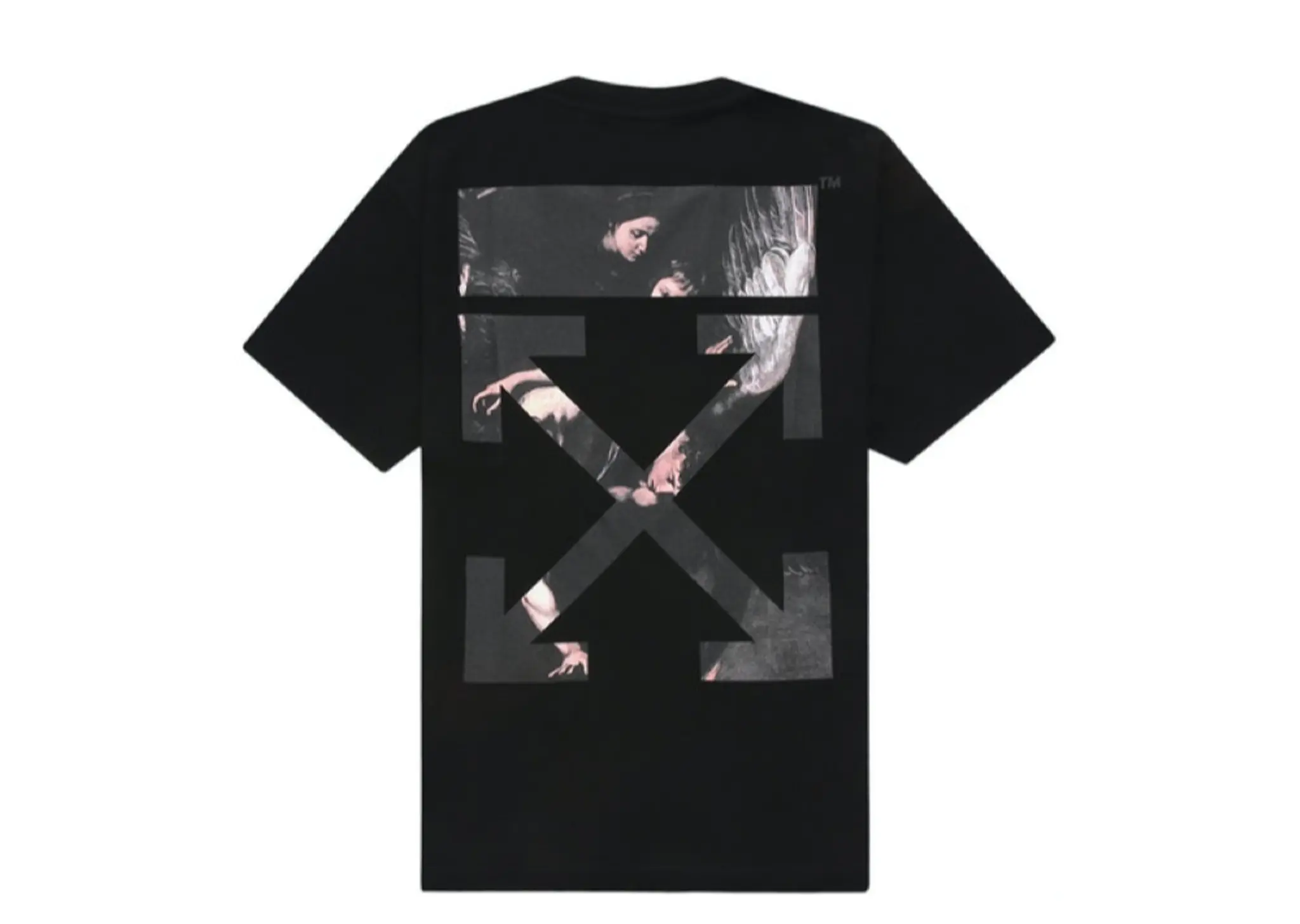 Off-White Oversized Fit Caravaggio Arrows T-Shirt Black/Multicolor - photo 2