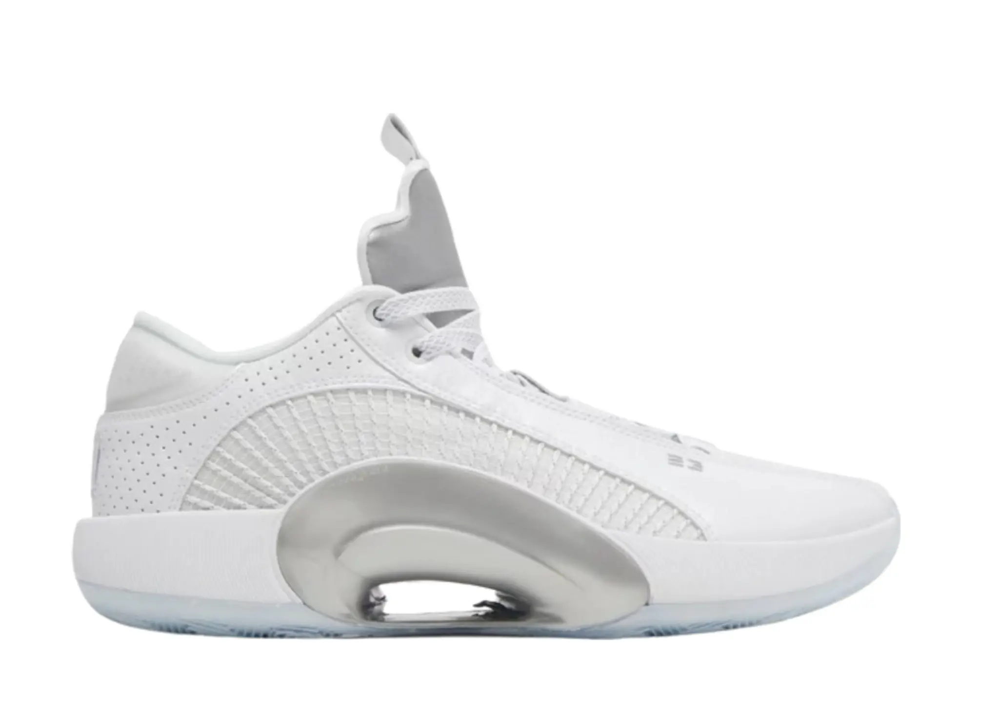 Air Jordan 35 Low White Metallic Silver