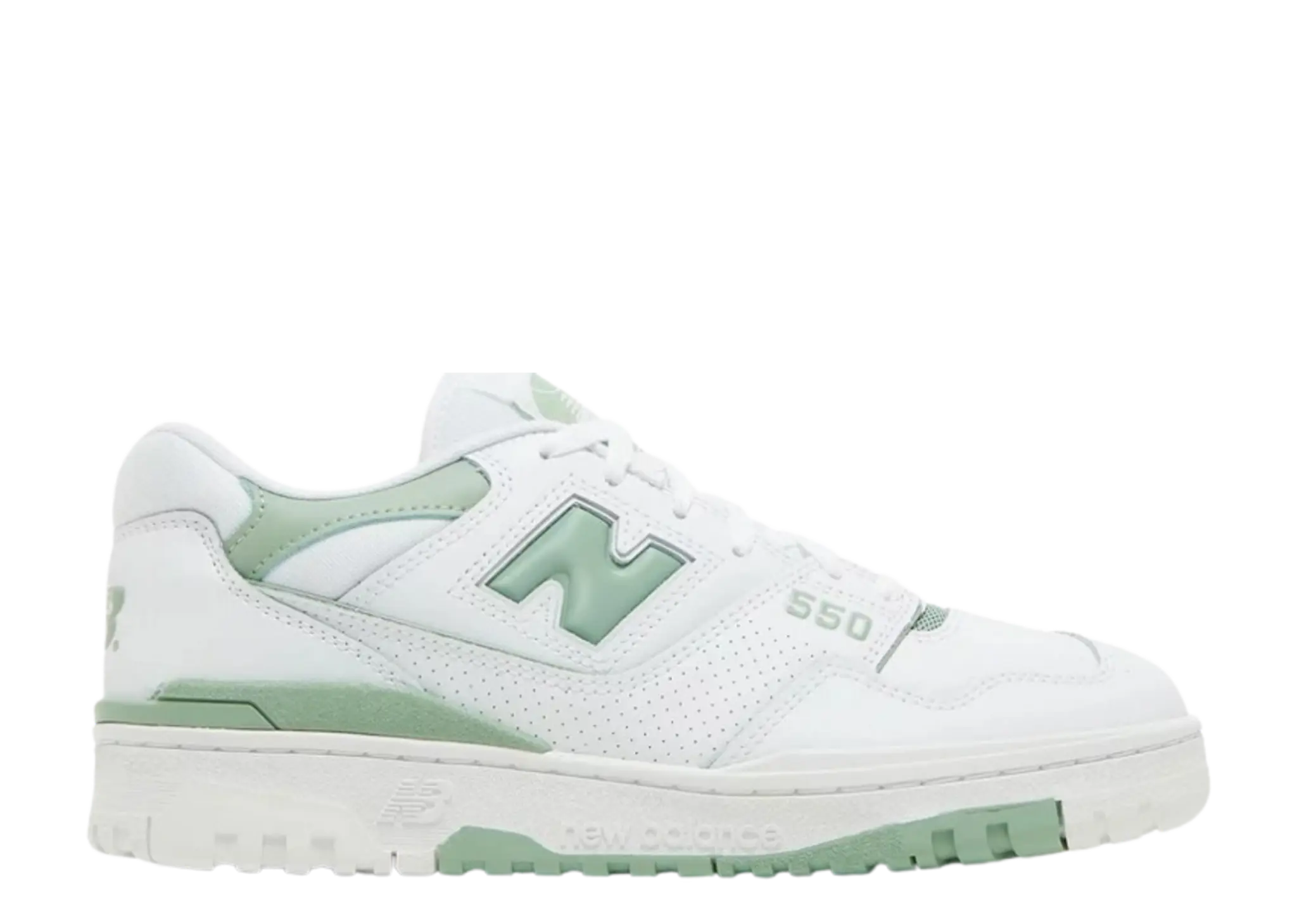 New Balance 550 White Mint Green