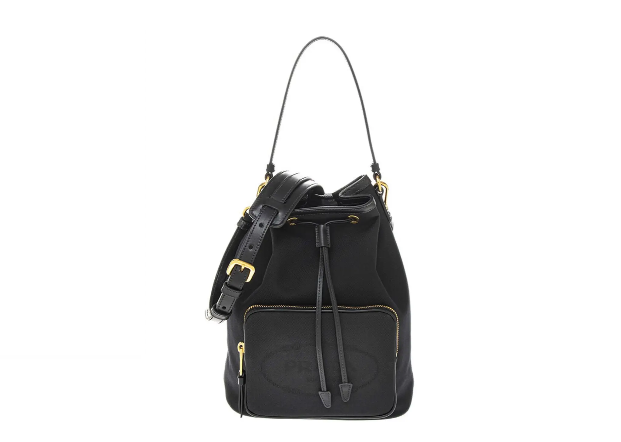 Prada Jacquard Bucket Bag