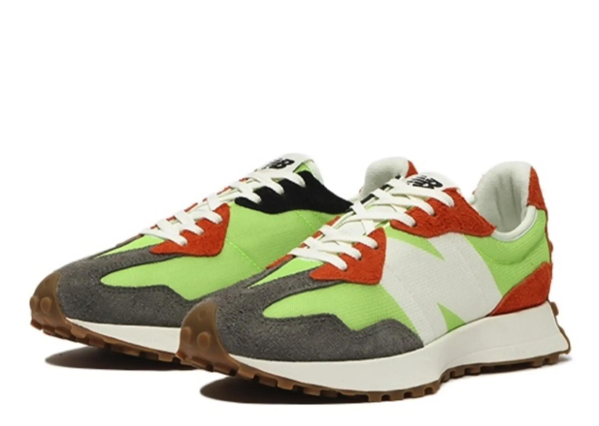 New Balance 327 Lime Green Red Grey - photo 2