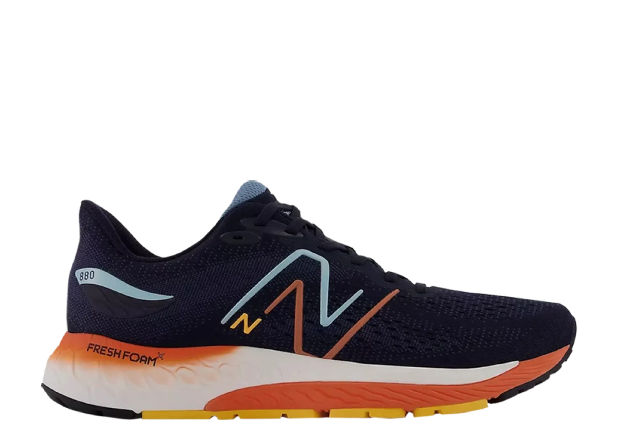 New Balance Fresh Foam X 880v12 Eclipse Vibrant Apricot Bleach Blue