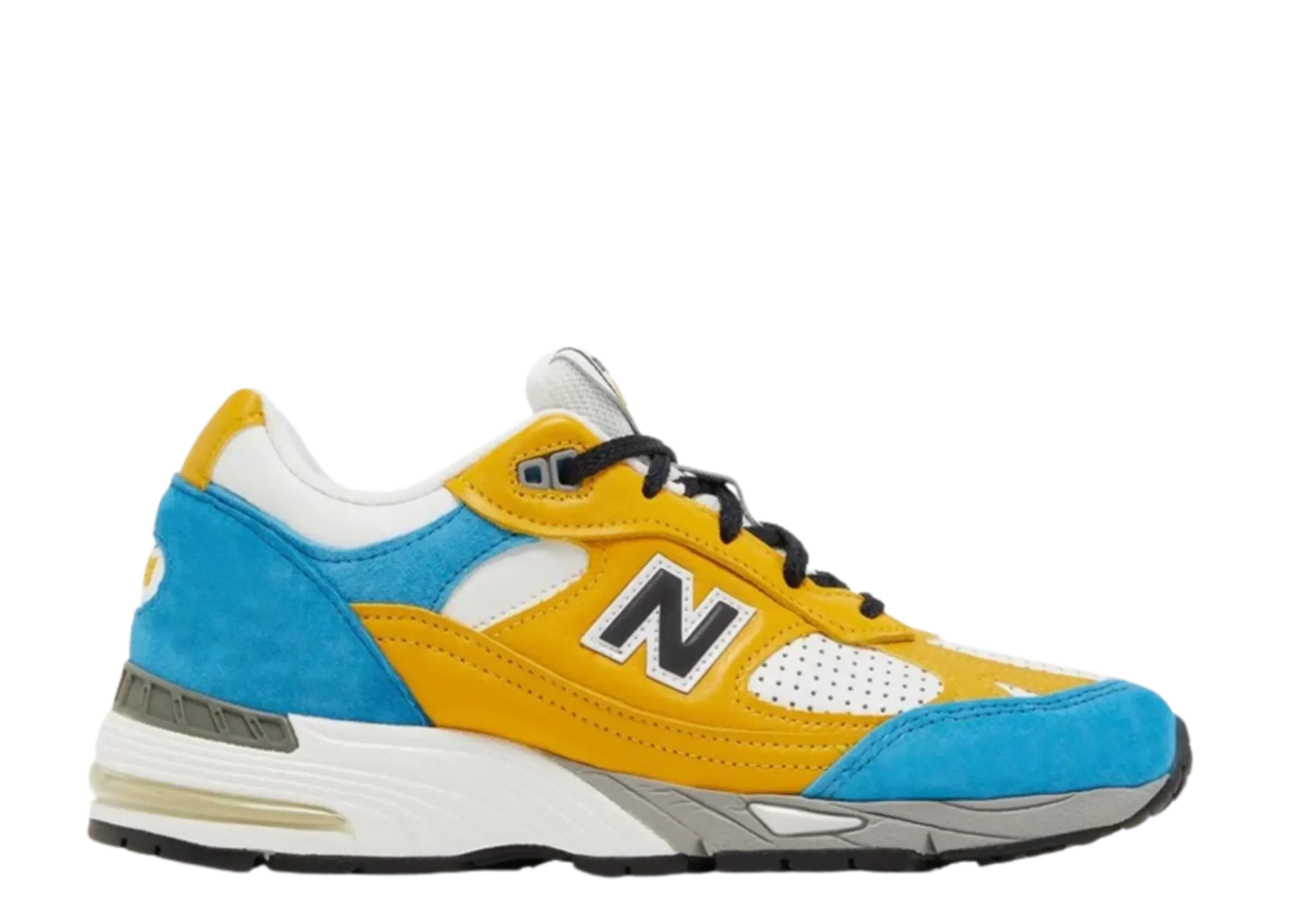 New Balance Sneakersnstuff x 991 Made in England Blue Yellow (Women's)