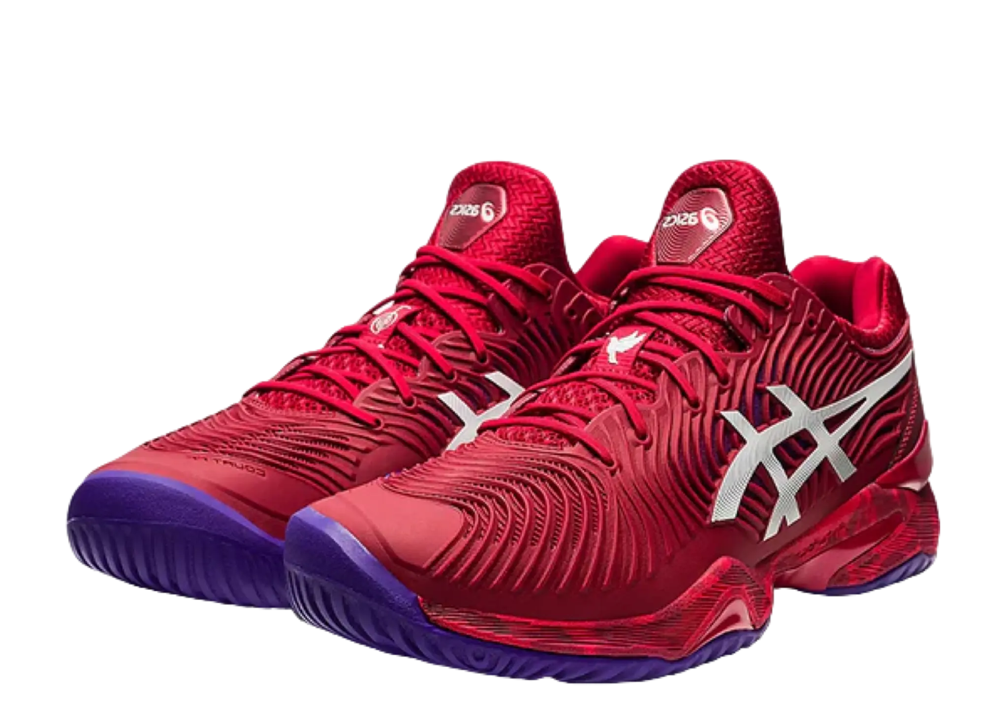 ASICS Court FF Novak French Open Cranberry - photo 3