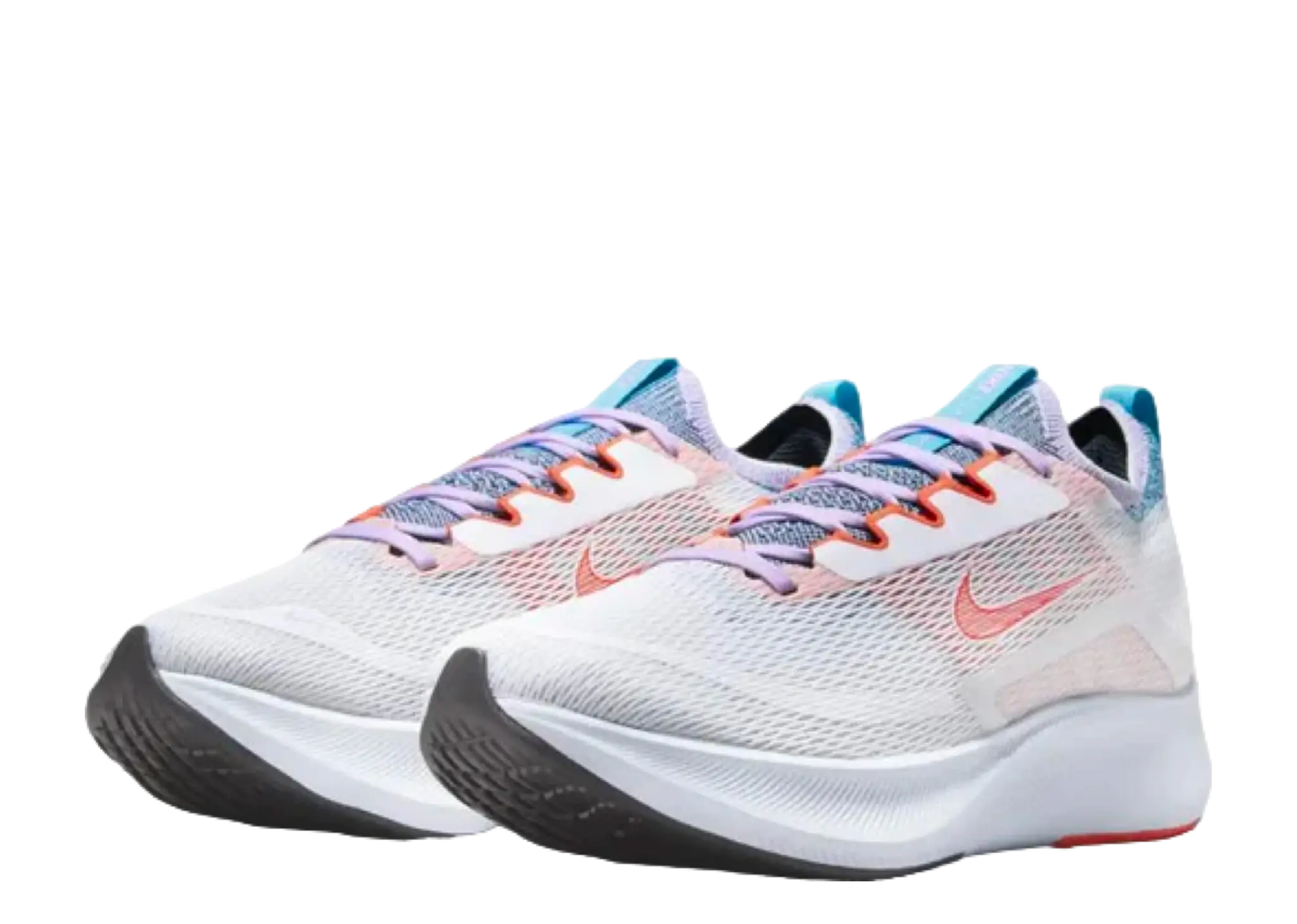Nike Zoom Fly 4 White Orange Lilac (Women's) - photo 2