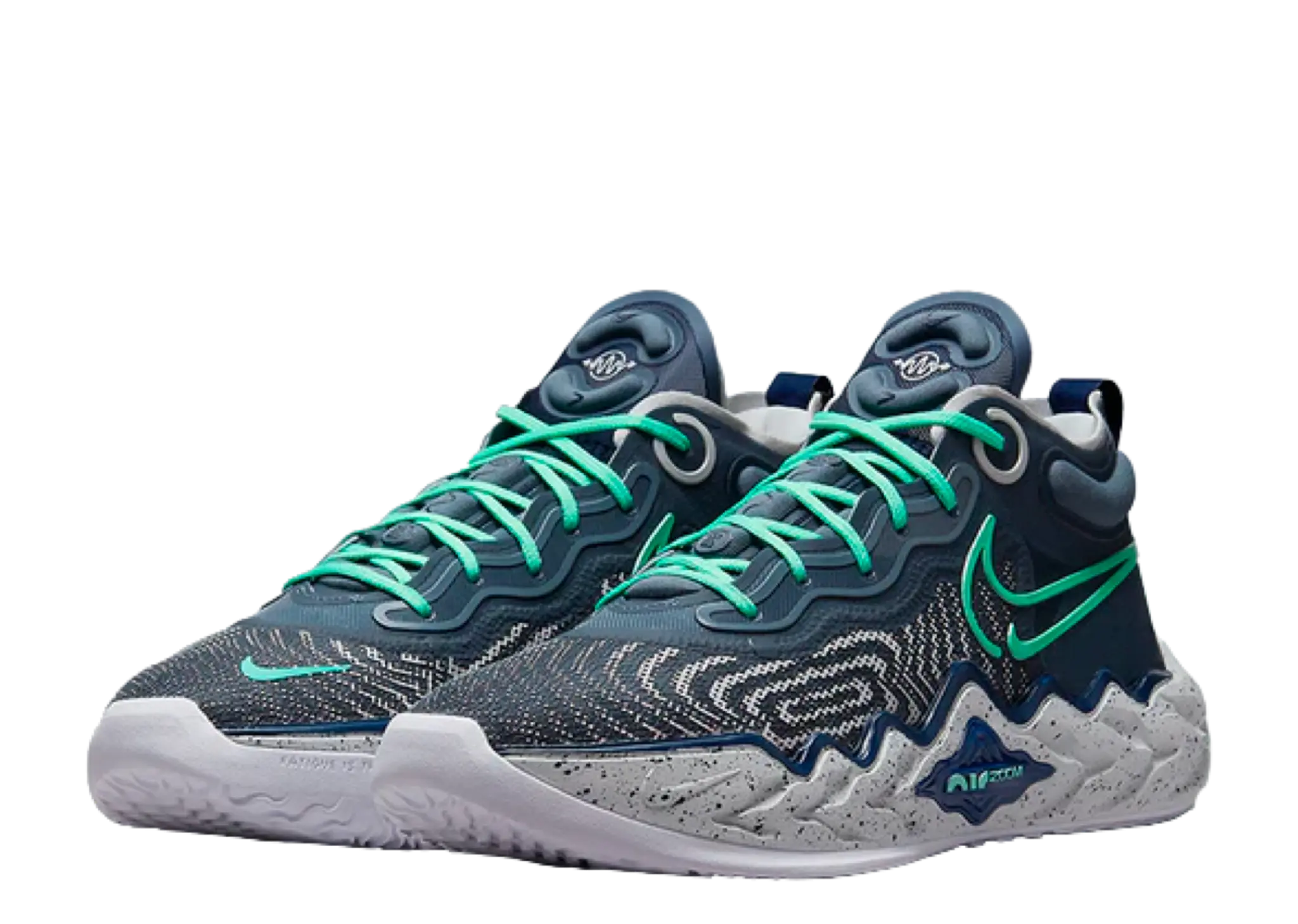 Nike Air Zoom GT Run Navy Mint - photo 2
