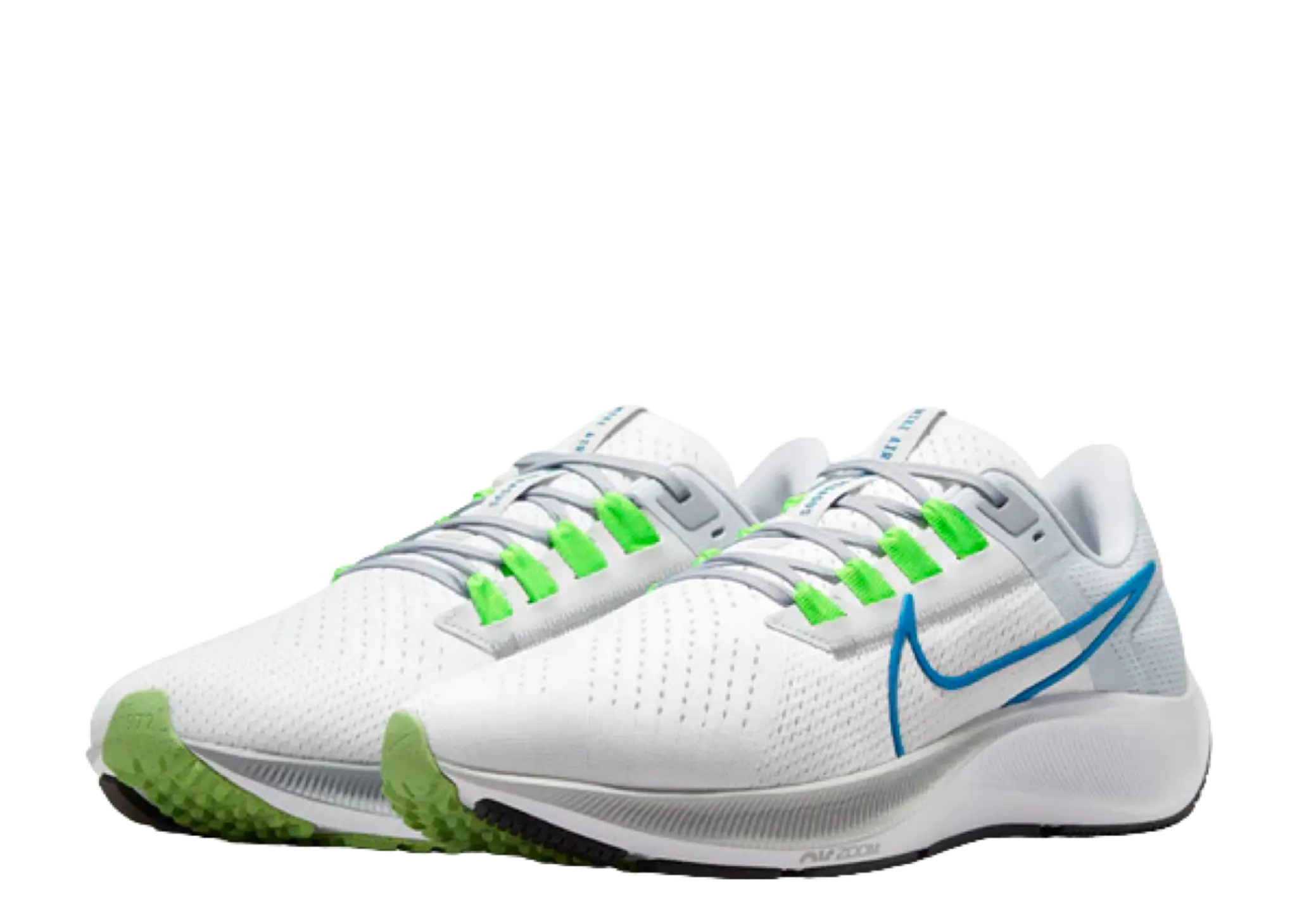 Nike Air Zoom Pegasus 38 Pure Platinum Imperial Blue - photo 2