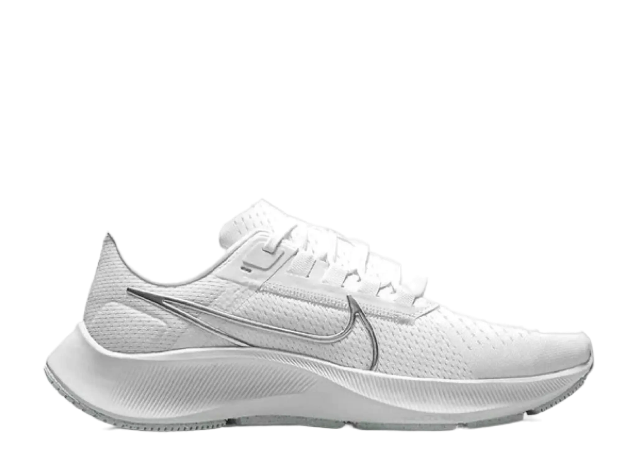 Nike Air Zoom Pegasus 38 White Metallic Silver (Women's)