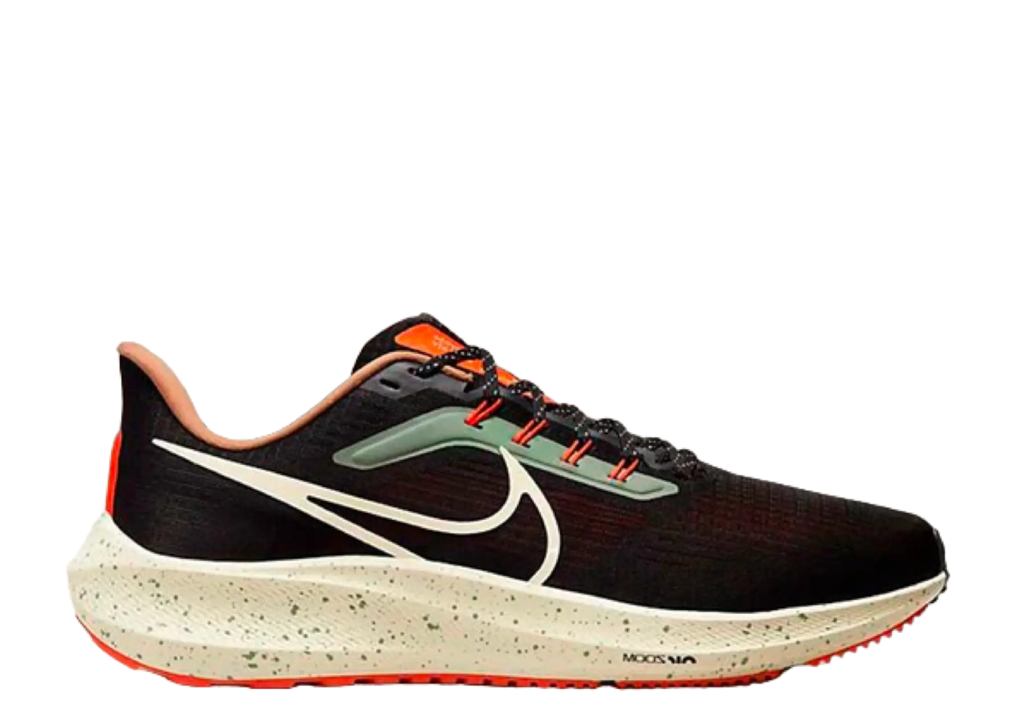 Nike Air Zoom Pegasus 39 Black Green Safety Orange