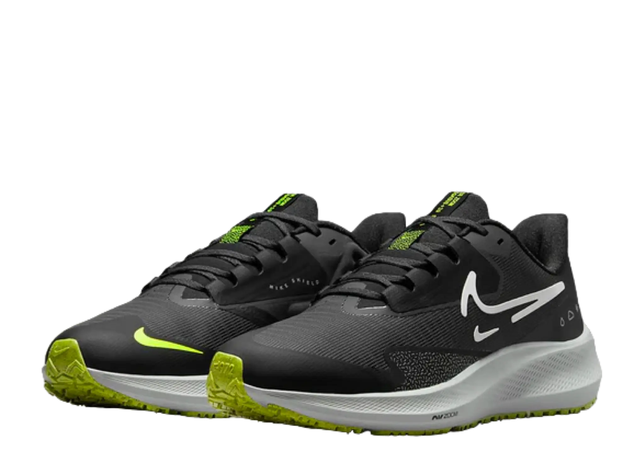 Nike Air Zoom Pegasus 39 Shield Black Dark Smoke Grey Volt - photo 2