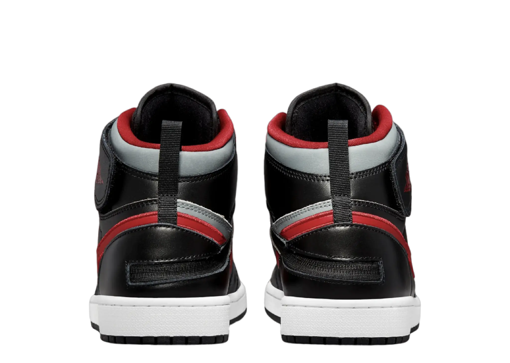 Air Jordan 1 High FlyEase Black Gym Red Smoke Grey - photo 3