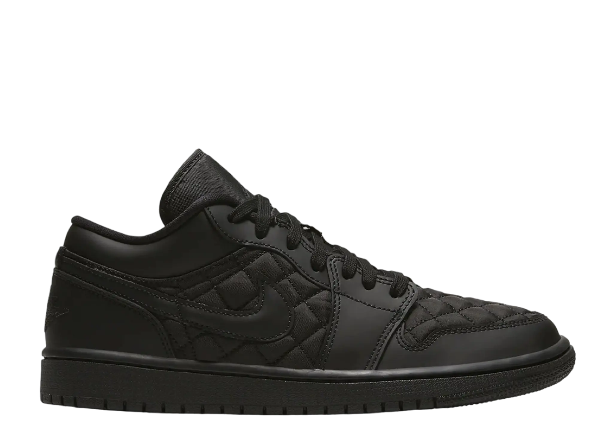 Air Jordan 1 Low Triple Black Quilted (Women's)