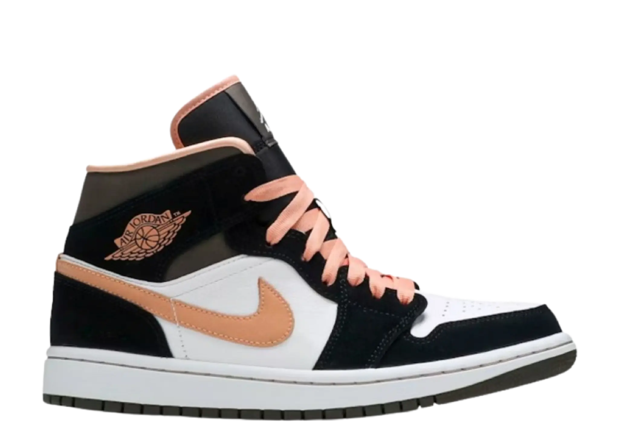 Jordan 1 Mid Peach Mocha (Women's)