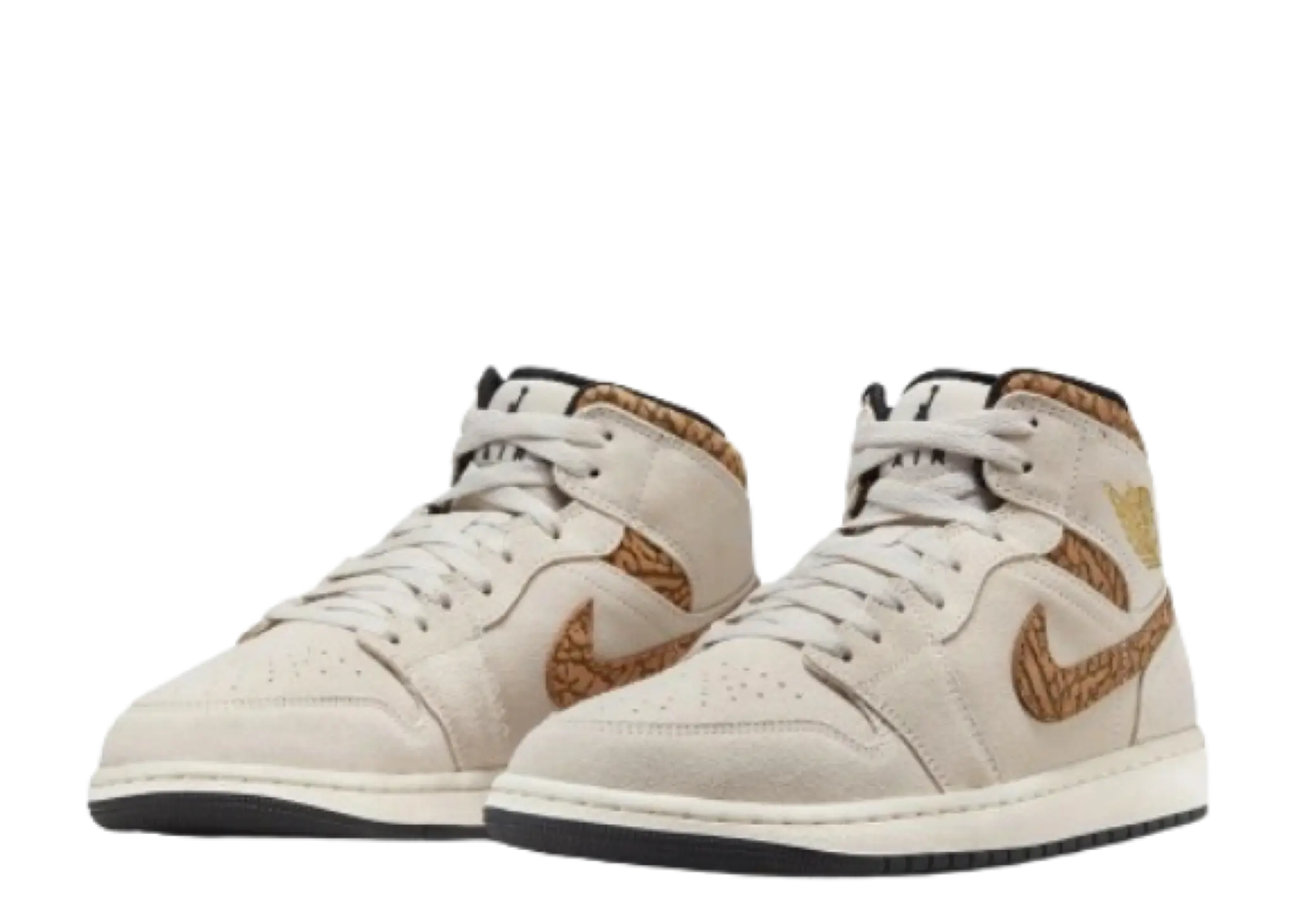 Jordan 1 Mid SE Brown Elephant - photo 2