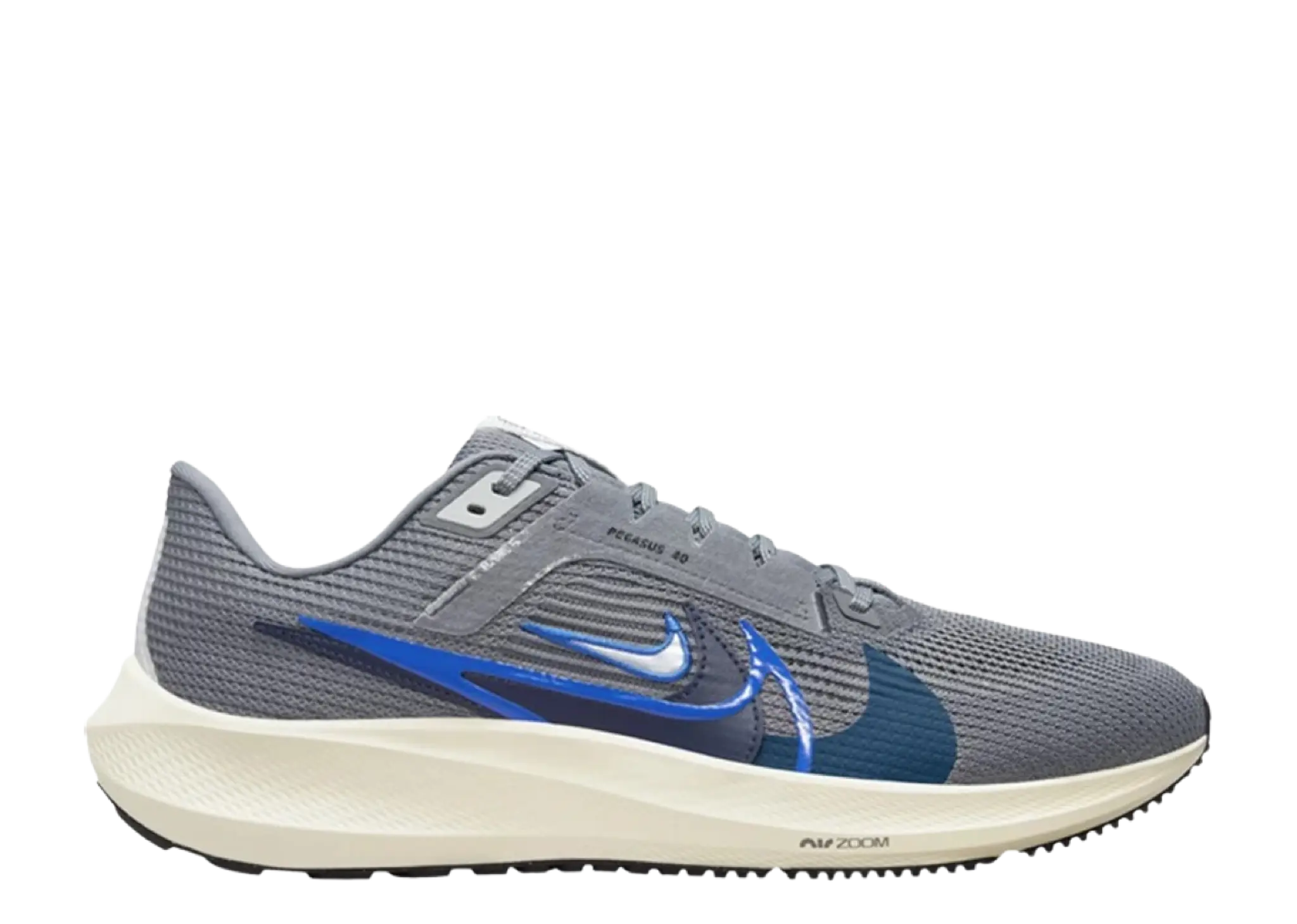 Nike Air Zoom Pegasus 40 Premium Quadruple Swoosh Smoke Grey Racer Blue