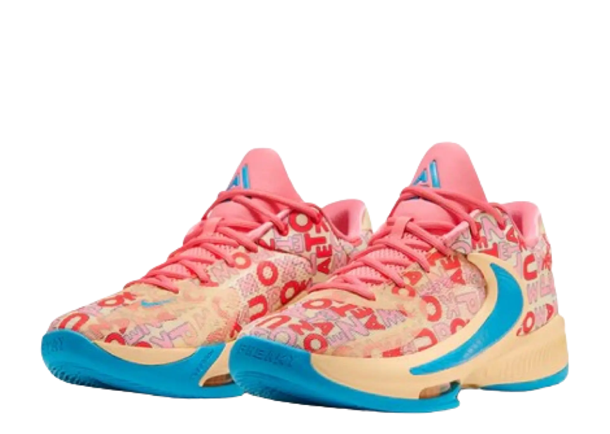 Nike Zoom Freak 4 EP 'Letter Bros - Coral' - photo 2