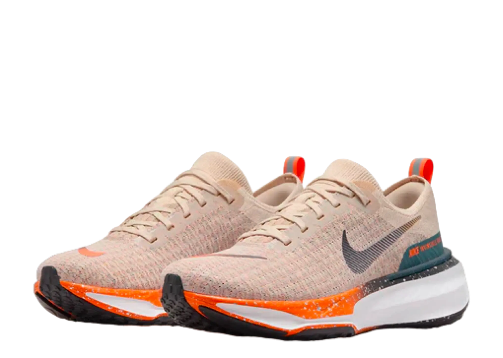 Nike ZoomX Invincible Run 3 Oatmeal Safety Orange - photo 2