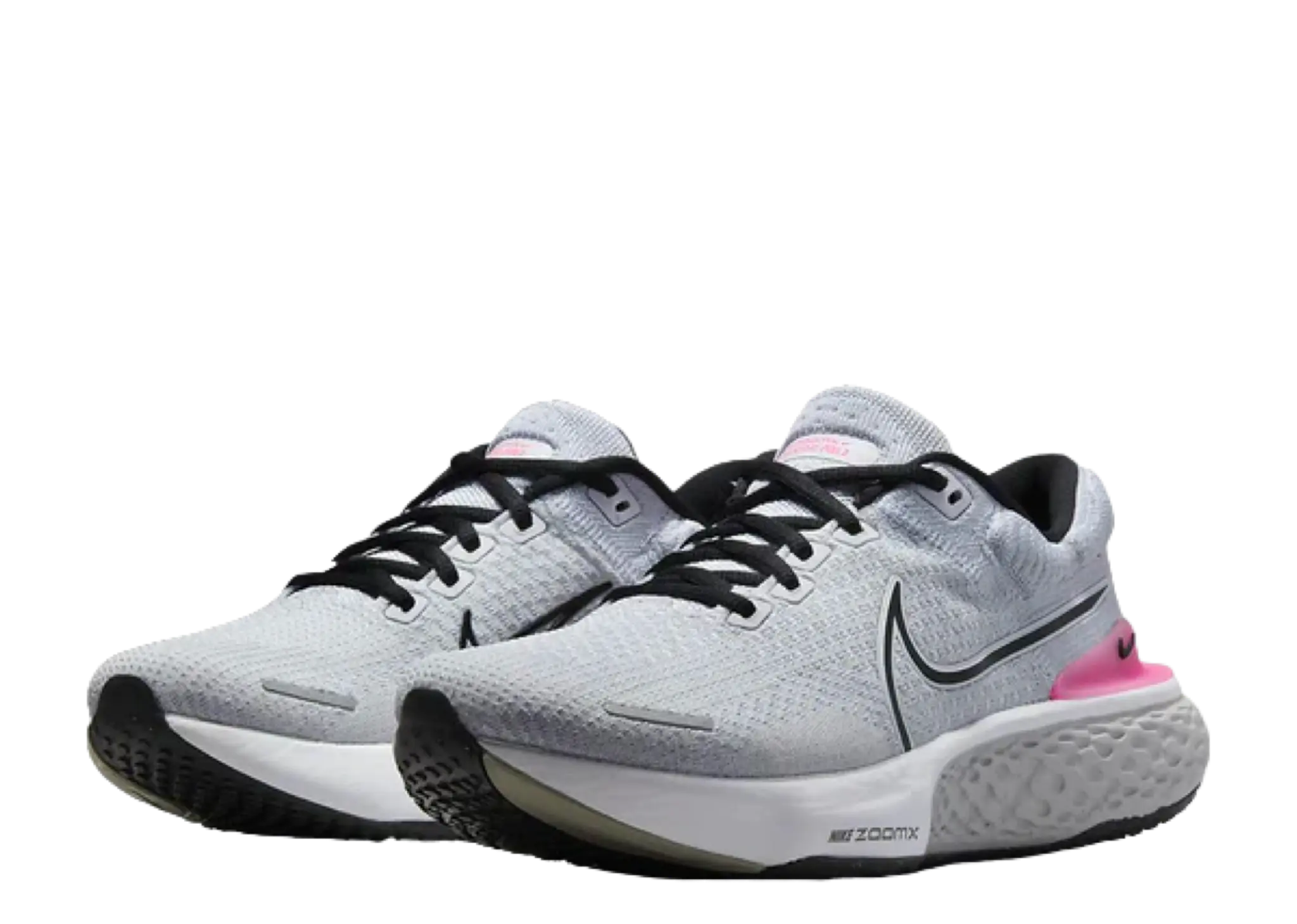 Nike ZoomX Invincible Run Flyknit 2 Light Smoke Grey Hyper Pink - photo 2