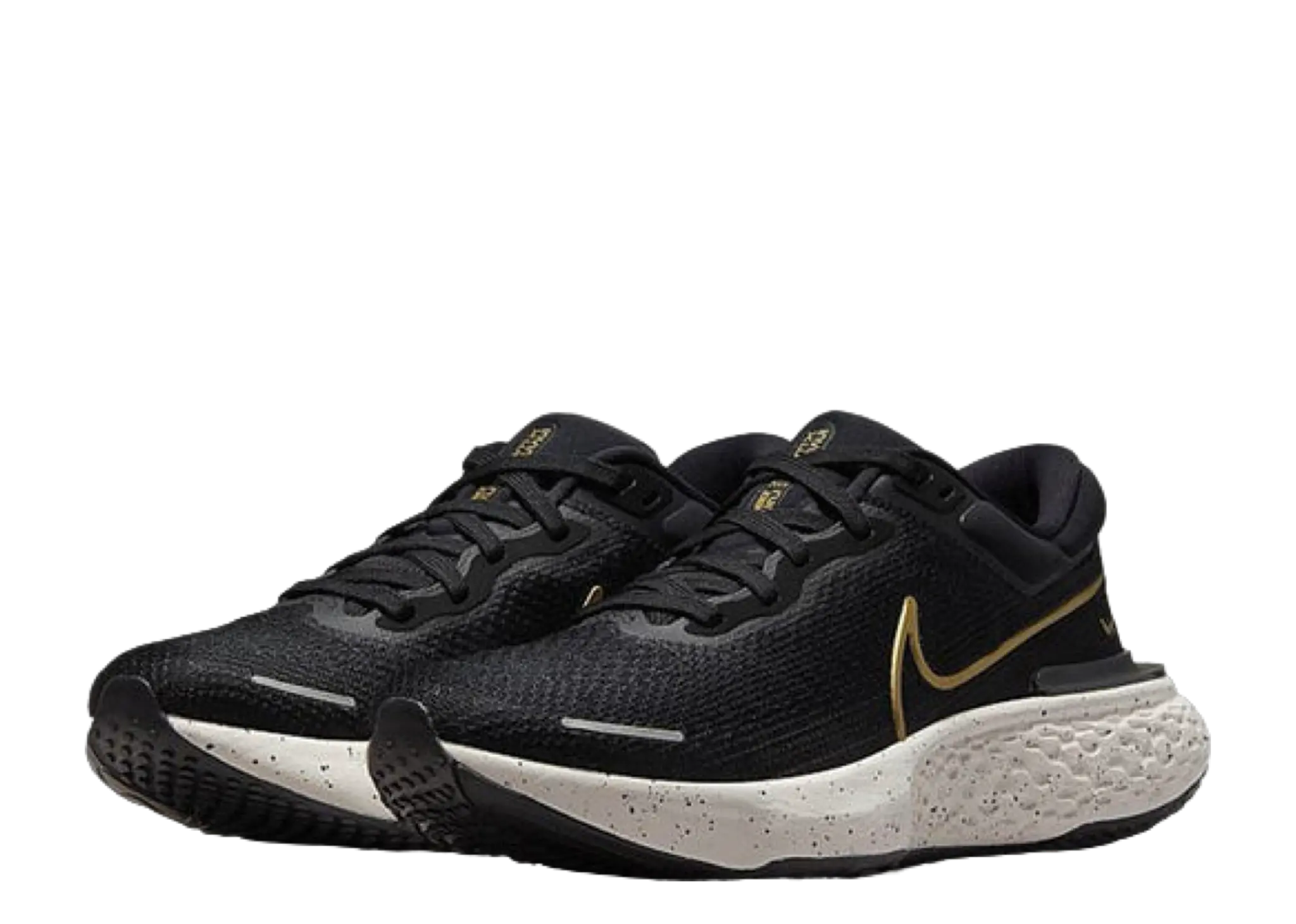 Nike ZoomX Invincible Run Flyknit Black Metallic Gold - photo 2