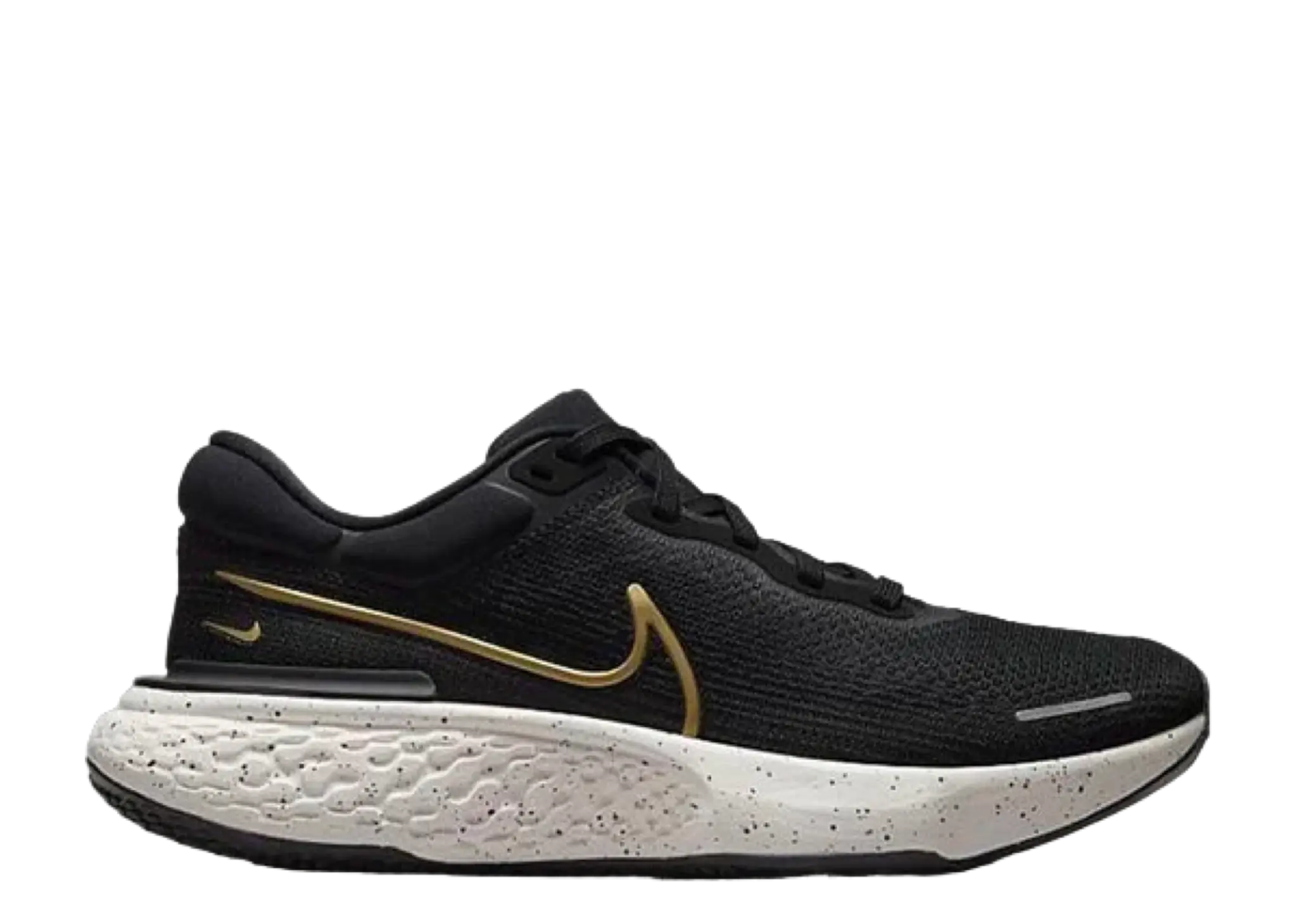 Nike ZoomX Invincible Run Flyknit Black Metallic Gold