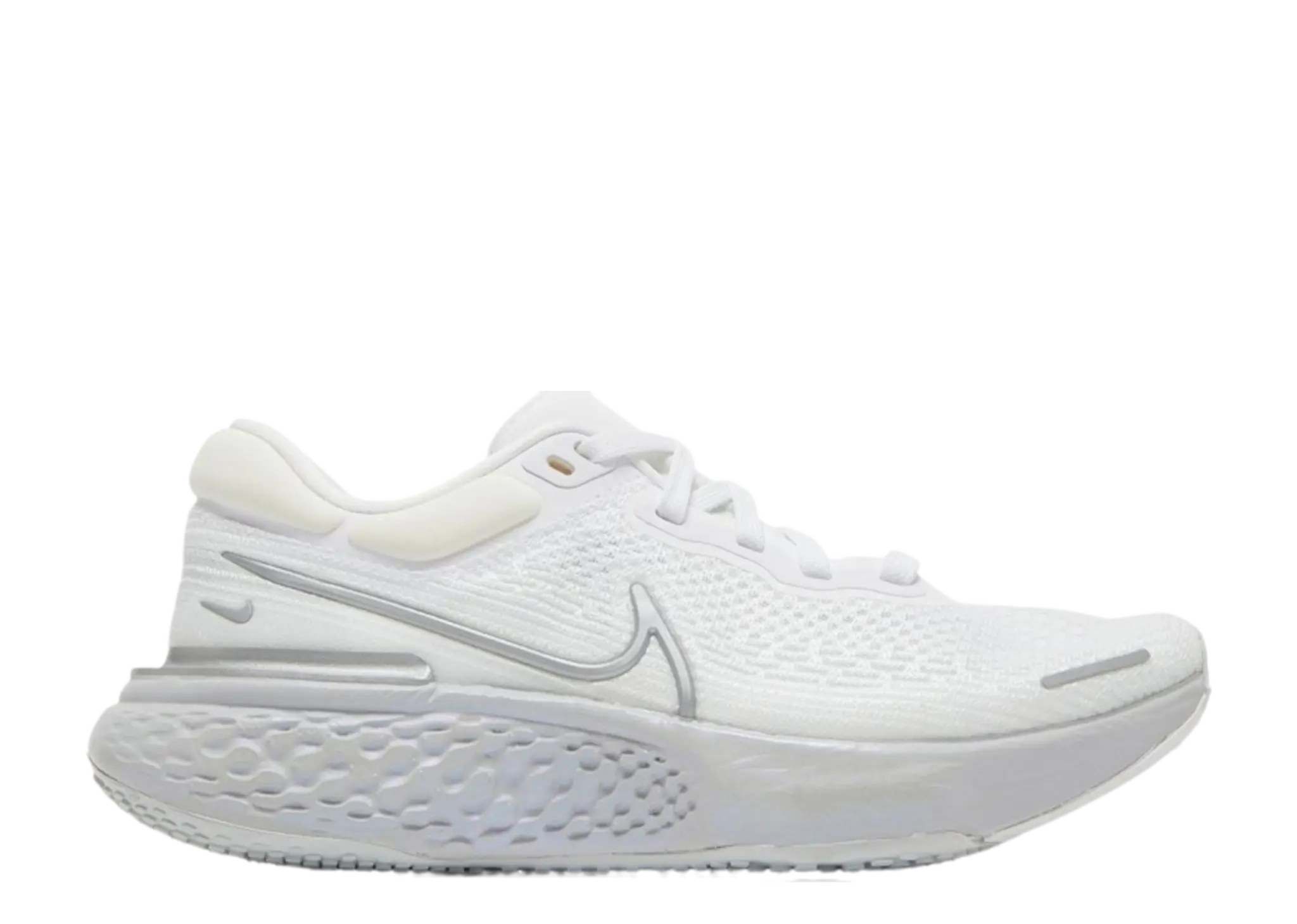 Nike ZoomX Invincible Run Flyknit White Metallic Silver (Women's)