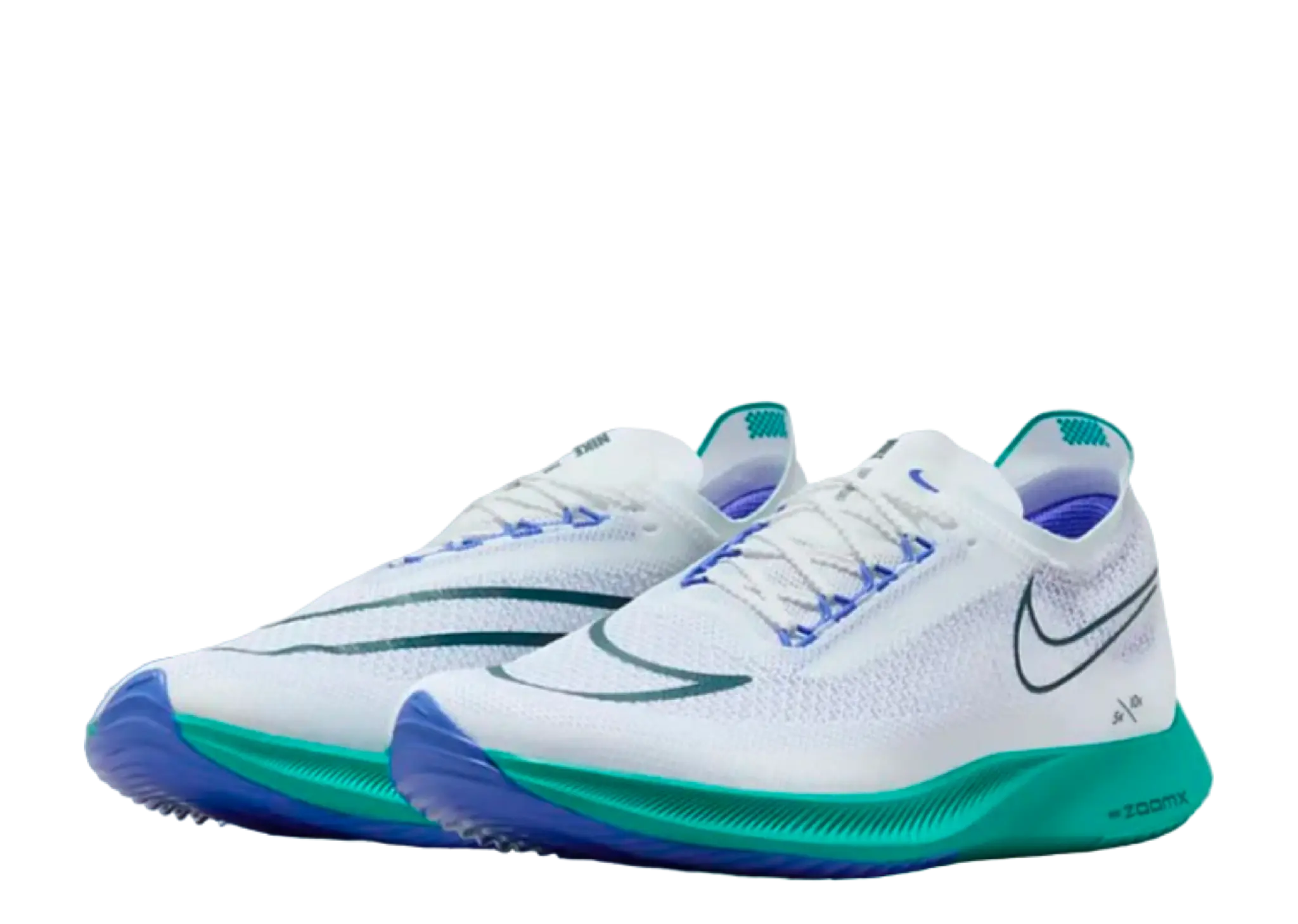 Nike ZoomX Streakfly White Clear Jade Ultramarine - photo 2