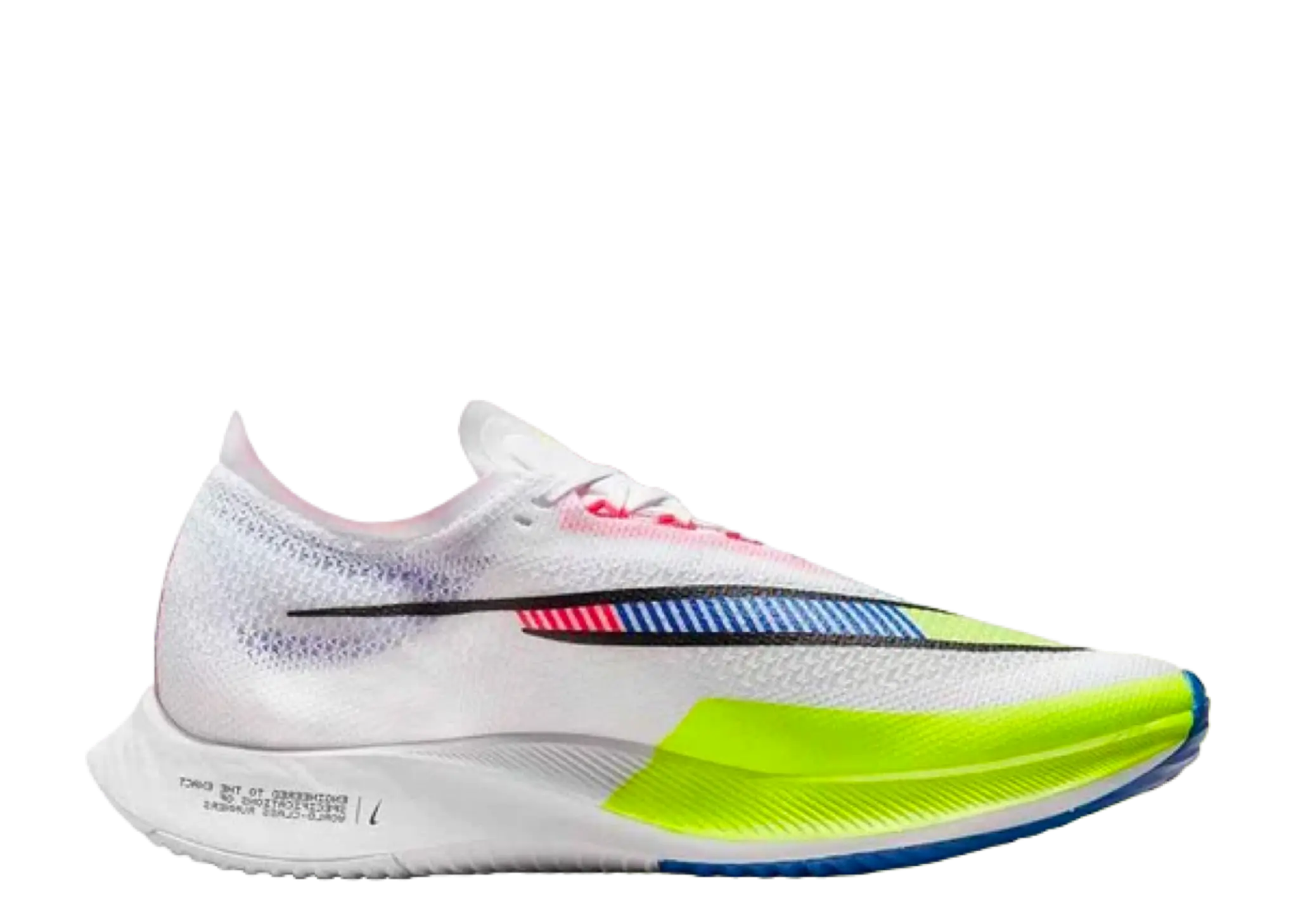 Nike ZoomX Streakfly Premium White Volt Racer Blue