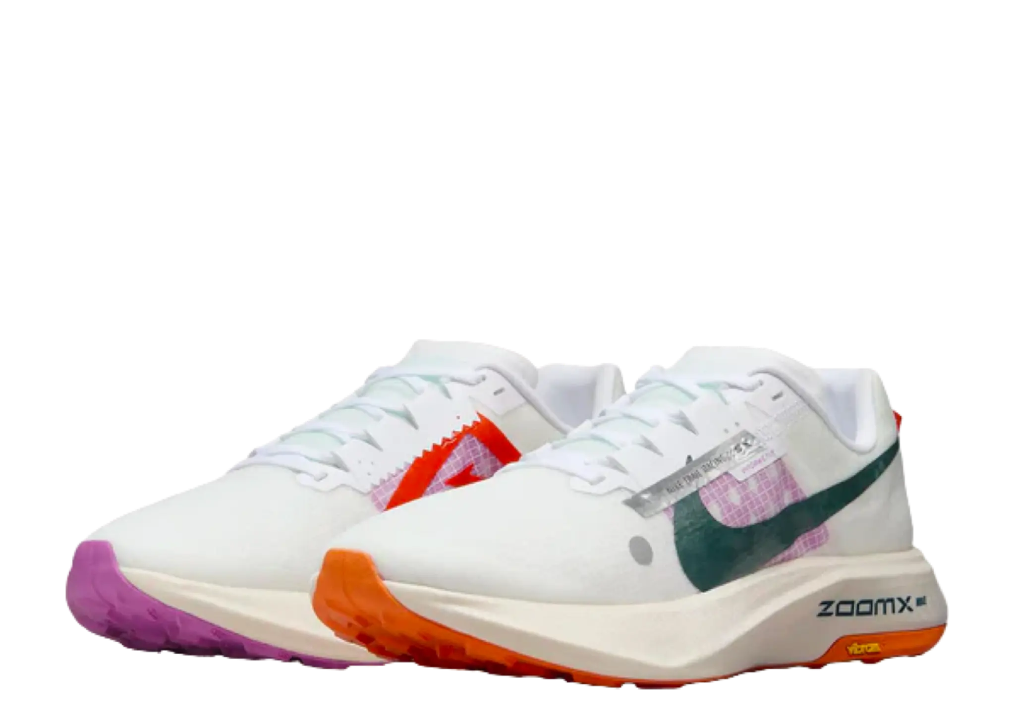 Nike ZoomX Ultrafly White Safety Orange Vivid Grape - photo 2