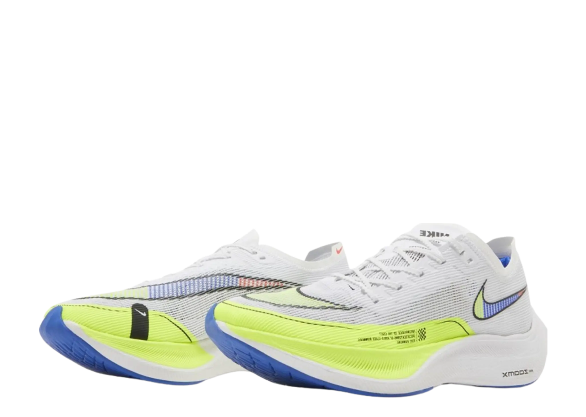 Nike ZoomX Vaporfly Next% 2 White Volt Racer Blue - photo 2