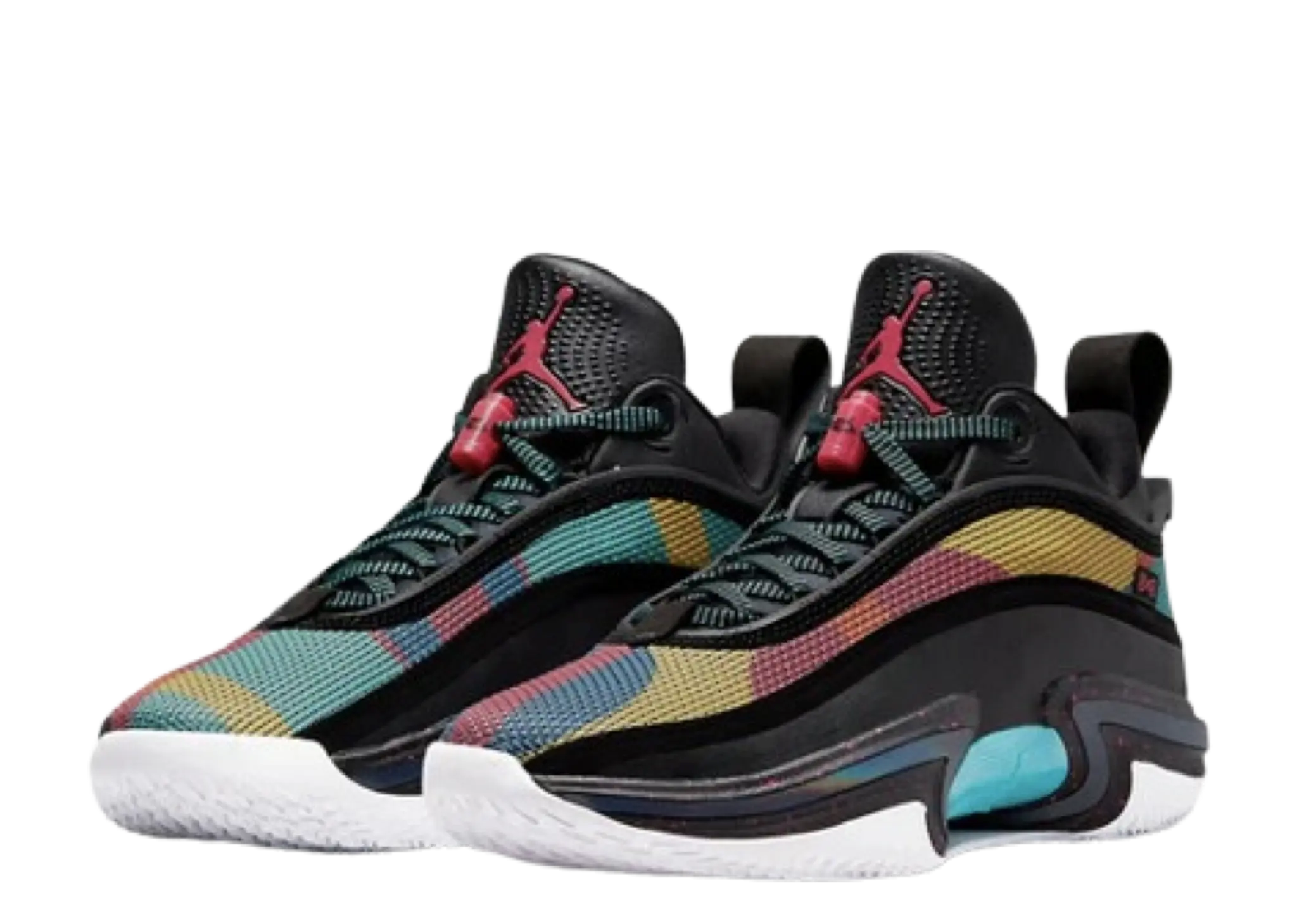 Air Jordan 36 Low Black Multi-Color - photo 2