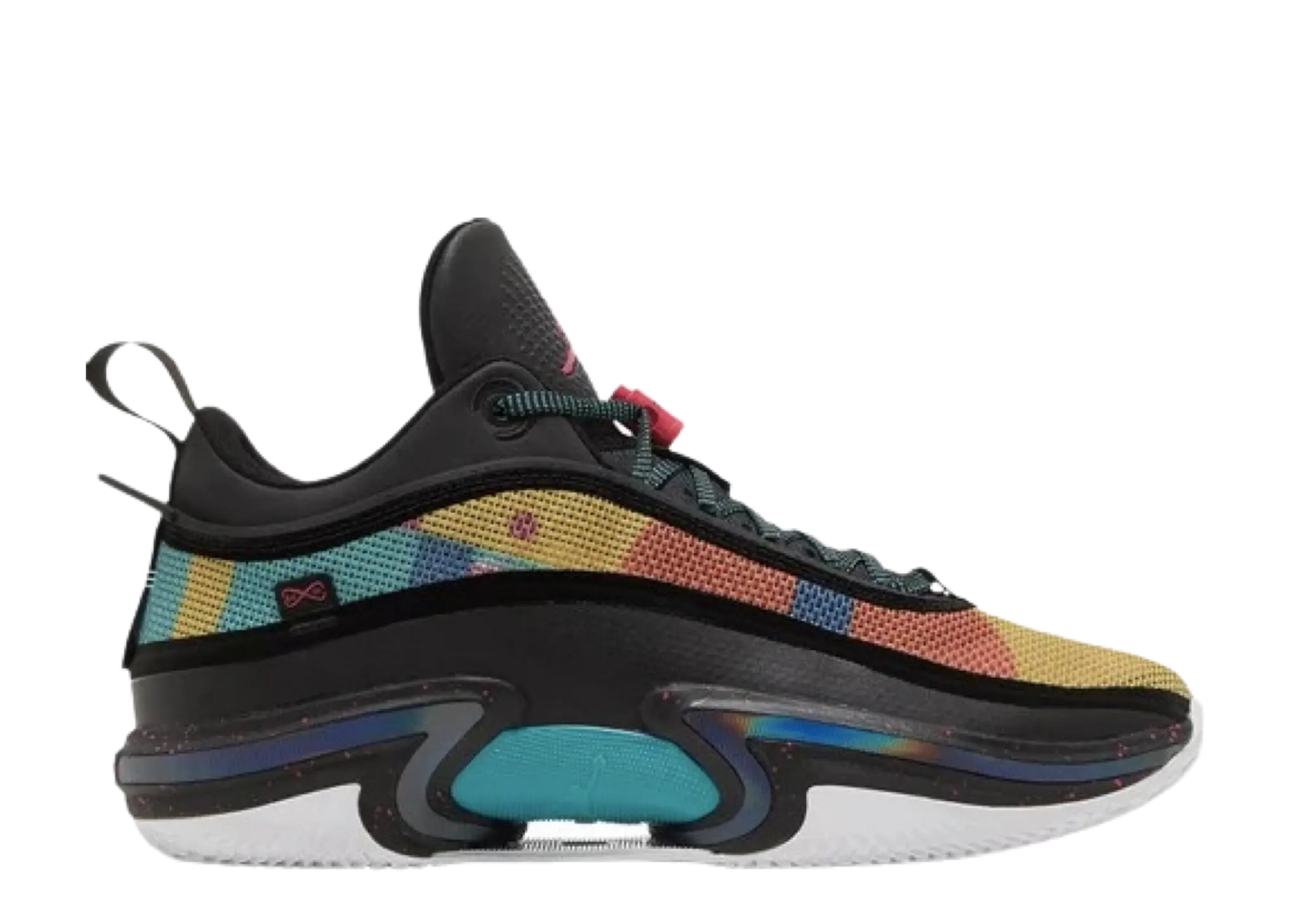 Air Jordan 36 Low Black Multi-Color