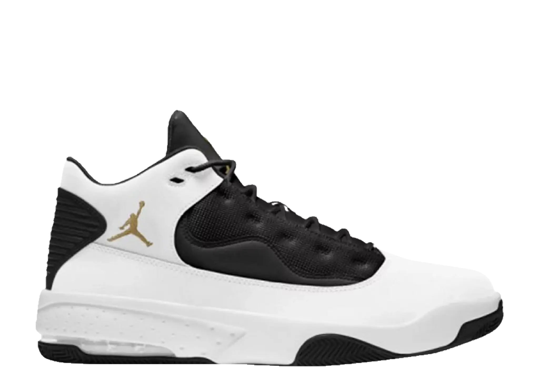 Air Jordan Max Aura 2 White Black Gold