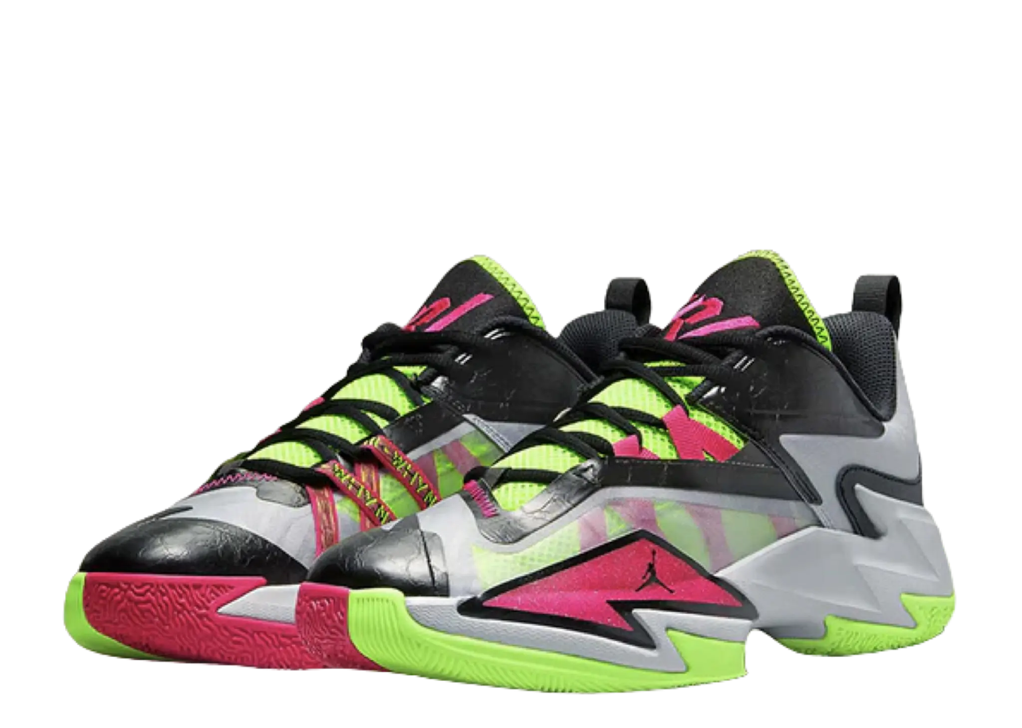 Air Jordan One Take 3 PF Wolf Grey Pink Prime - photo 2