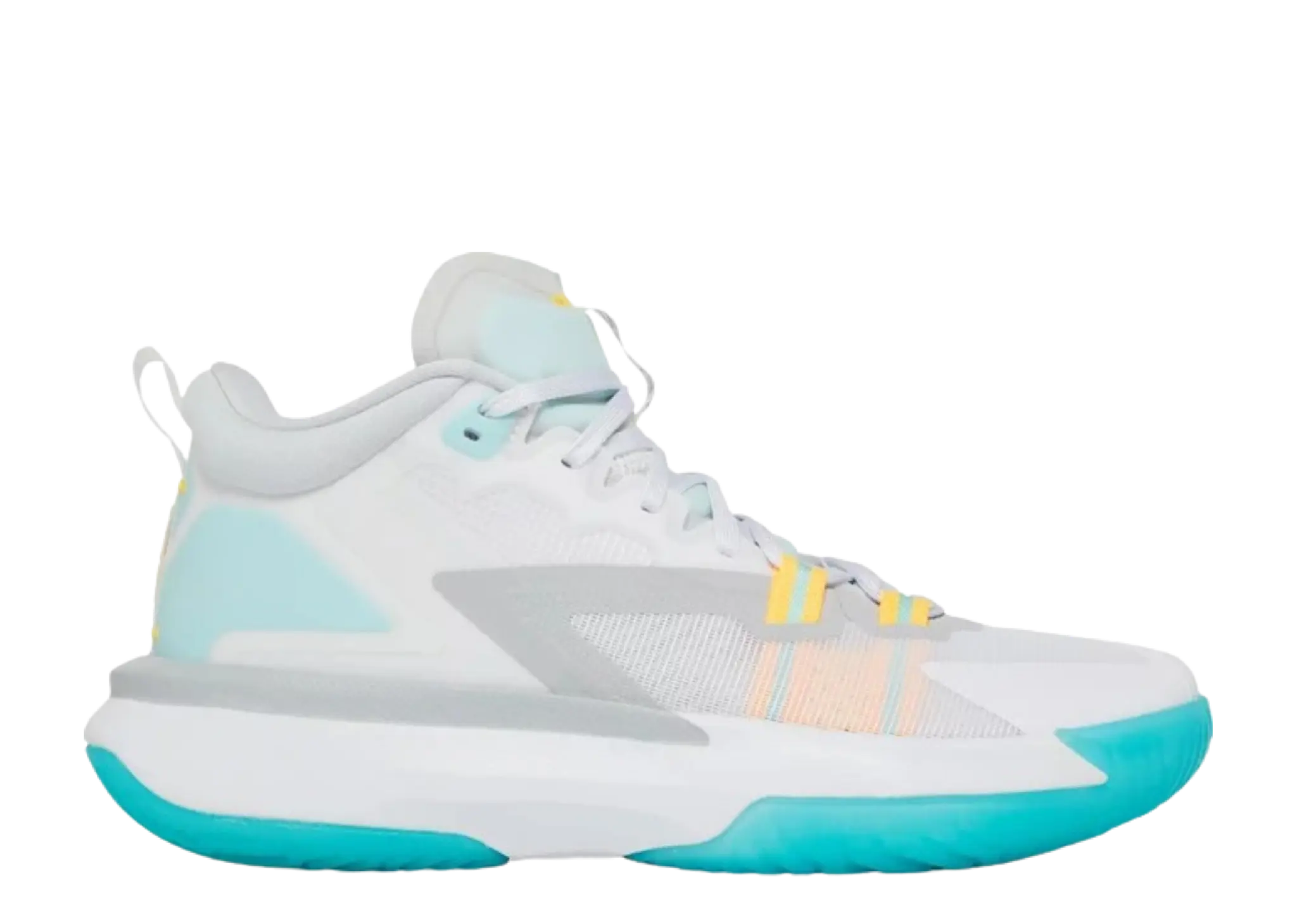 Air Jordan Zion 1 PF White Dynamic Turquoise