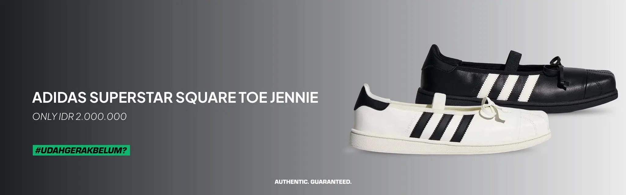 Adidas Superstar Square Toe Ballet JENNIE