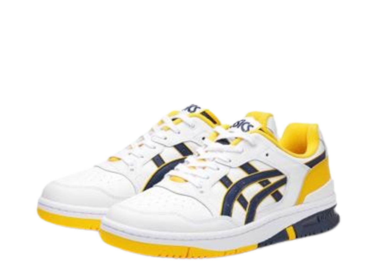 ASICS EX89 White Midnight Navy Yellow - photo 2