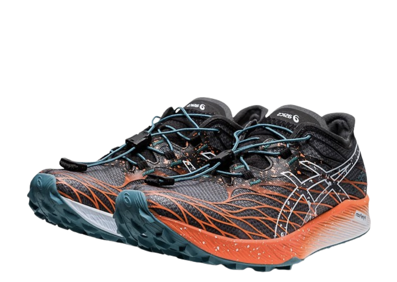 ASICS Fuji Speed Black Nova Orange (Women's) - photo 2
