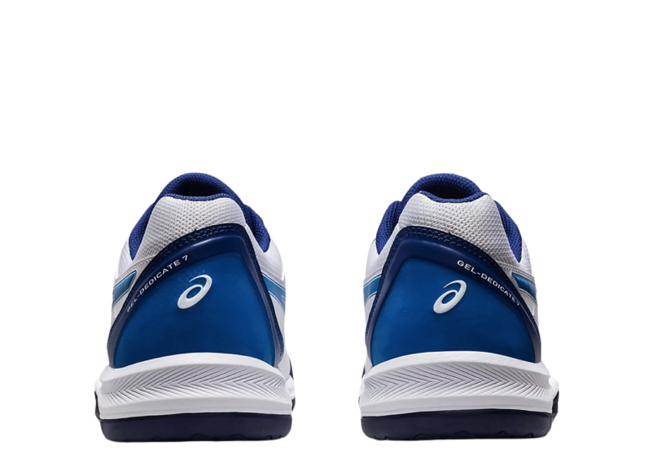 ASICS Gel Dedicate 7 White Electric Blue - photo 3