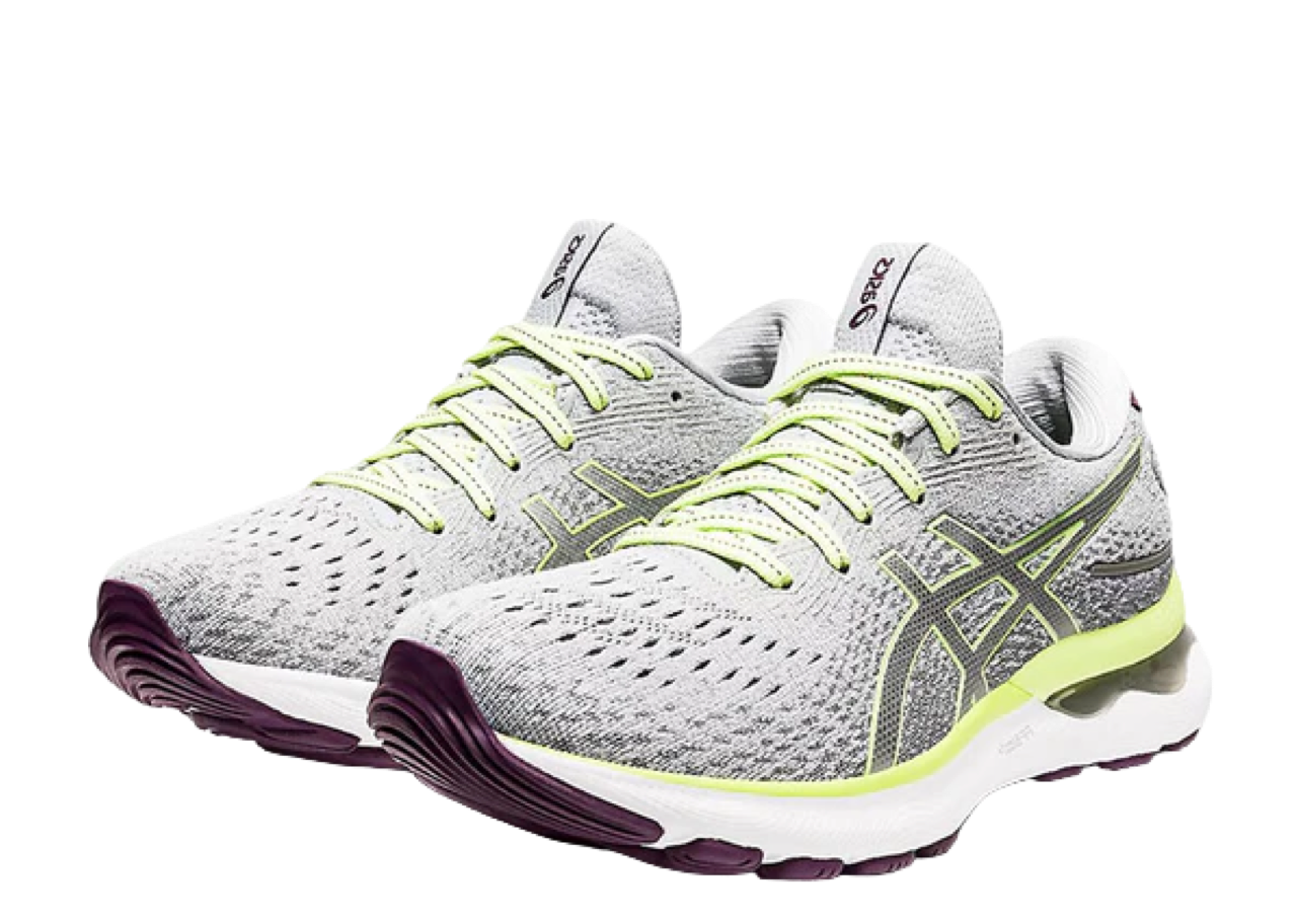 ASICS Gel-Nimbus 24 Piedmont Grey Lime Green (Women's) - photo 2