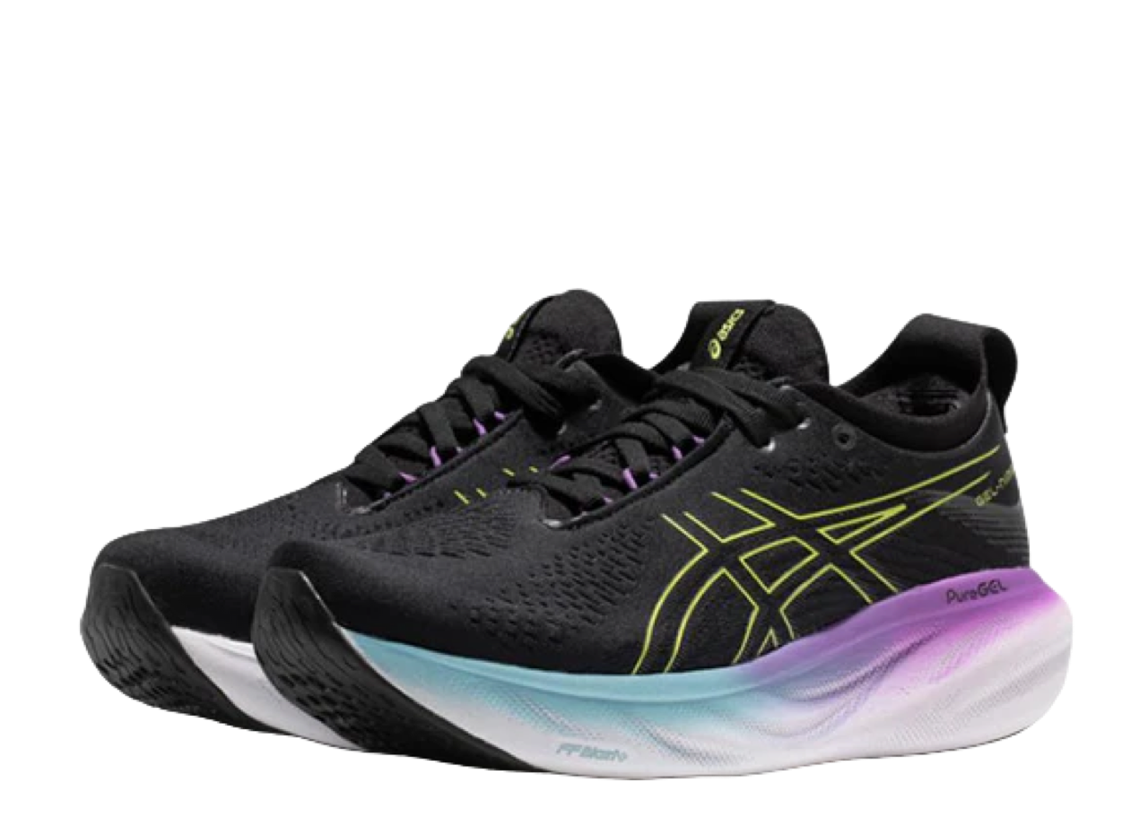 ASICS Gel-Nimbus 25 Black Glow Yellow (Women's) - photo 2