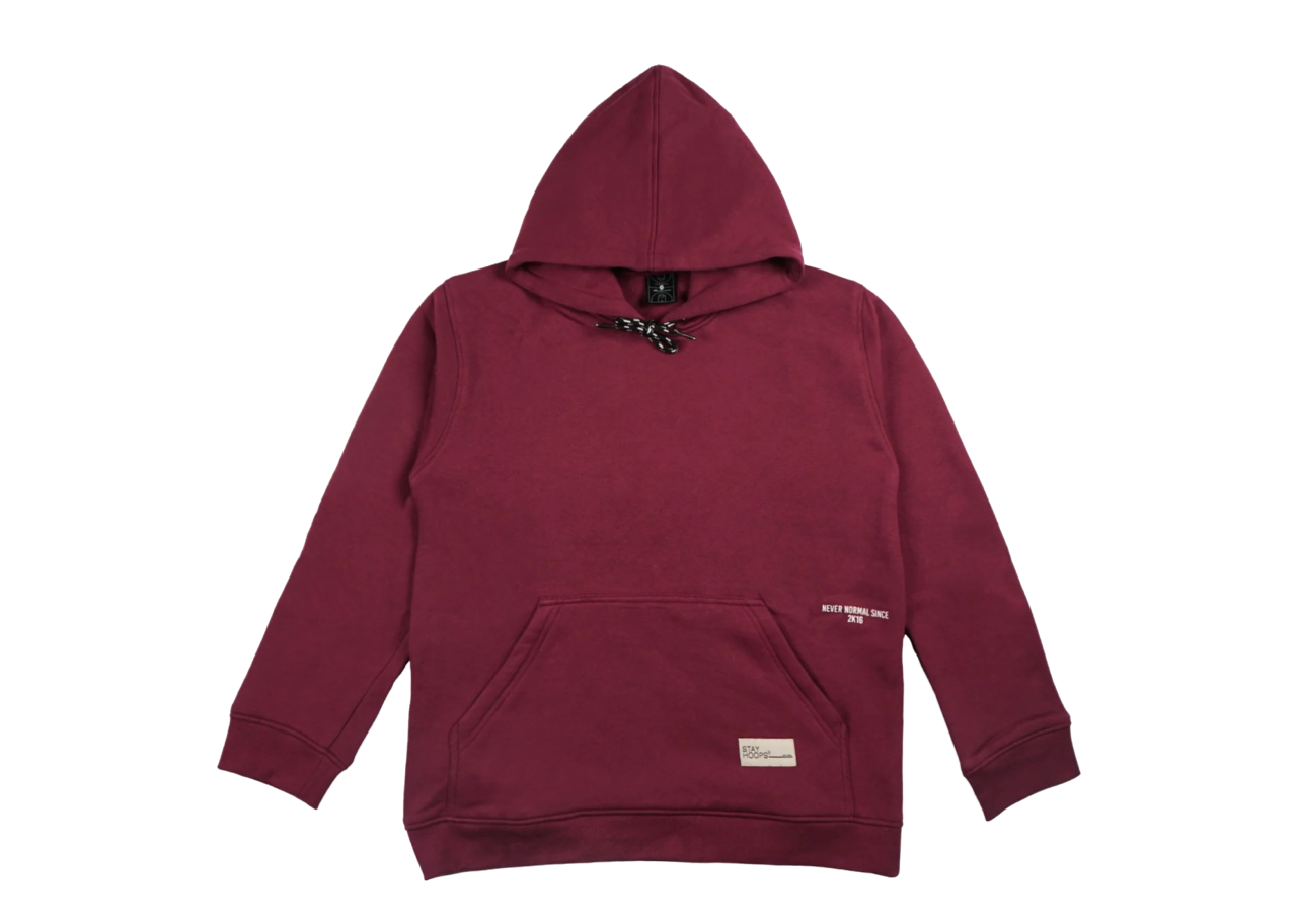 Stayhoops Obsidian Hoodie Maroon