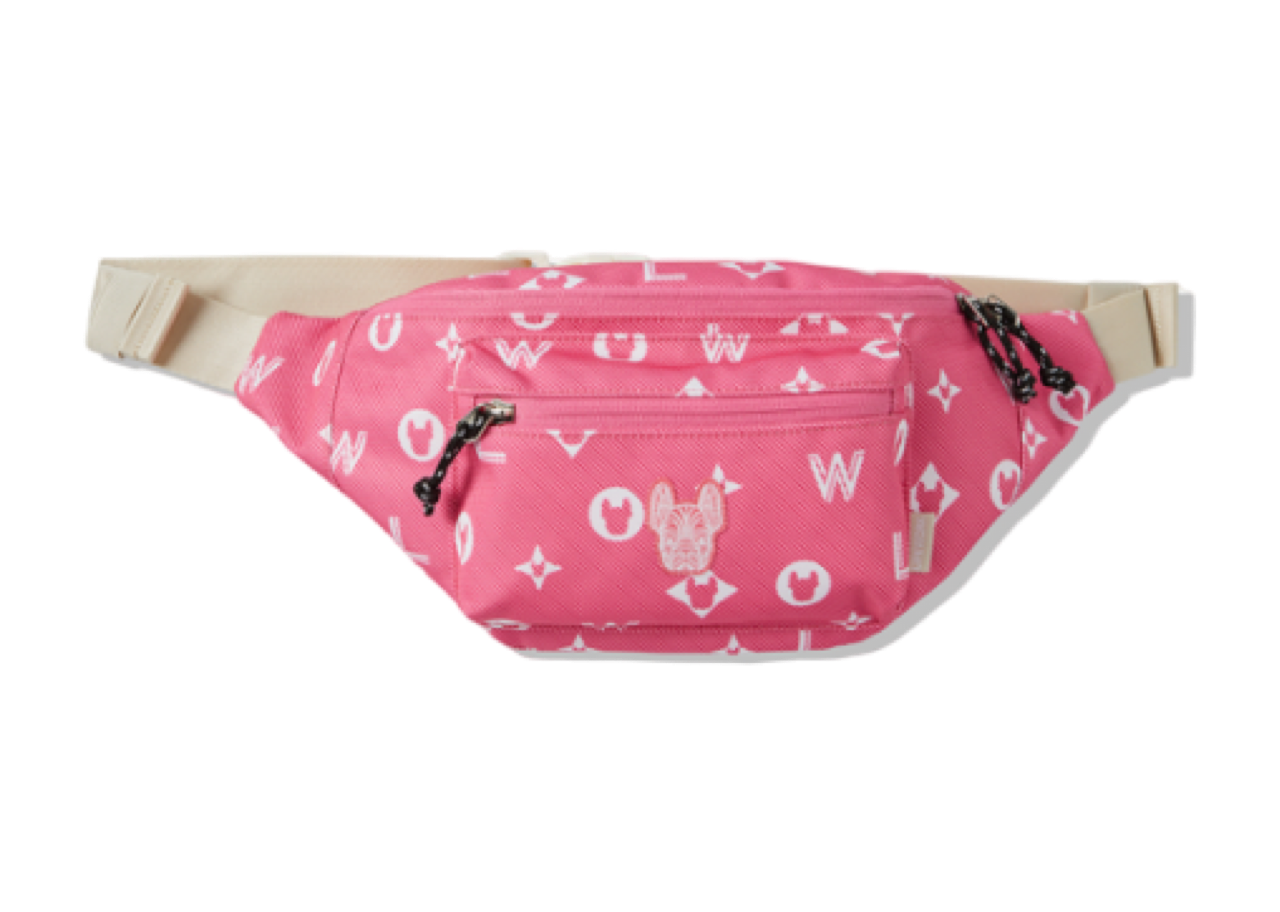Lifework Radog Waffen Hip Sack Waist Bag Pattern Pink