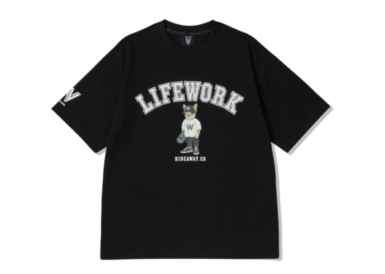 Lifework Radog University Short Sleeve T-Shirt Black