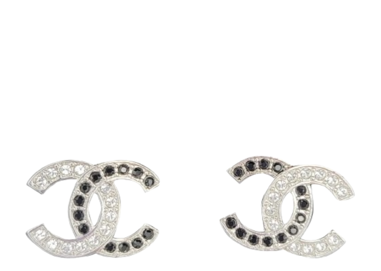 Chanel CC Crystal Earrings