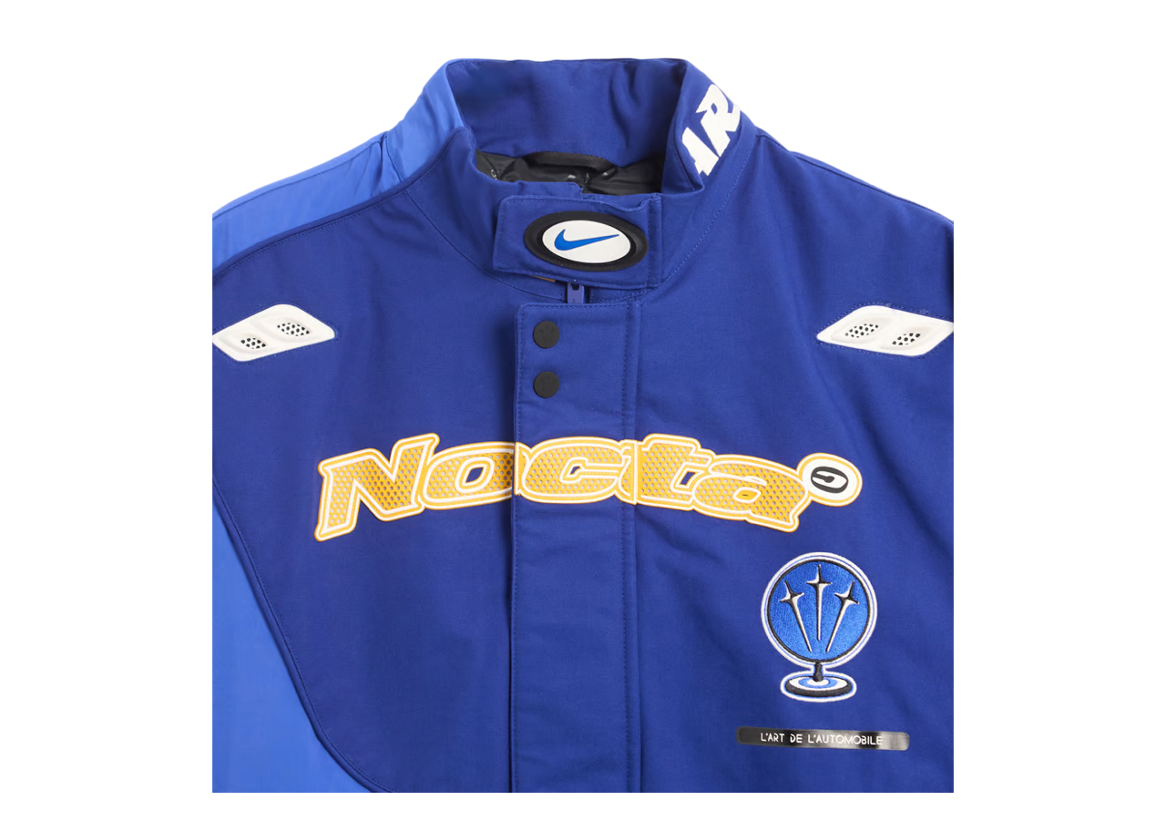 Nike x NOCTA L'Art Racing Jacket Deep Royal Blue Racer - photo 3