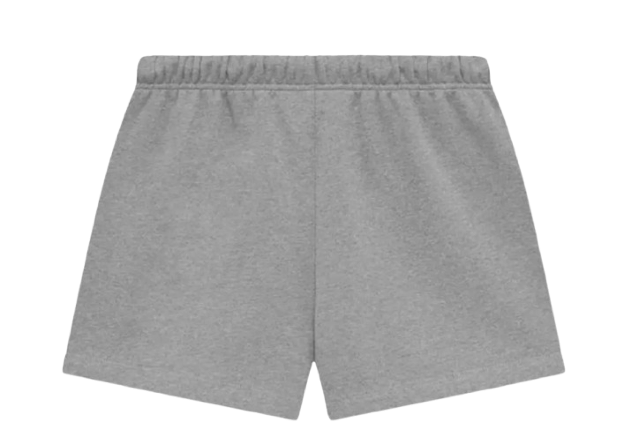 Fear of God Essentials Fleece Running Short 'Dark Heather Oatmeal' - photo 2