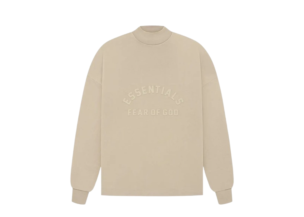 Fear of God Essentials Long-Sleeve Tee Dusty Beige