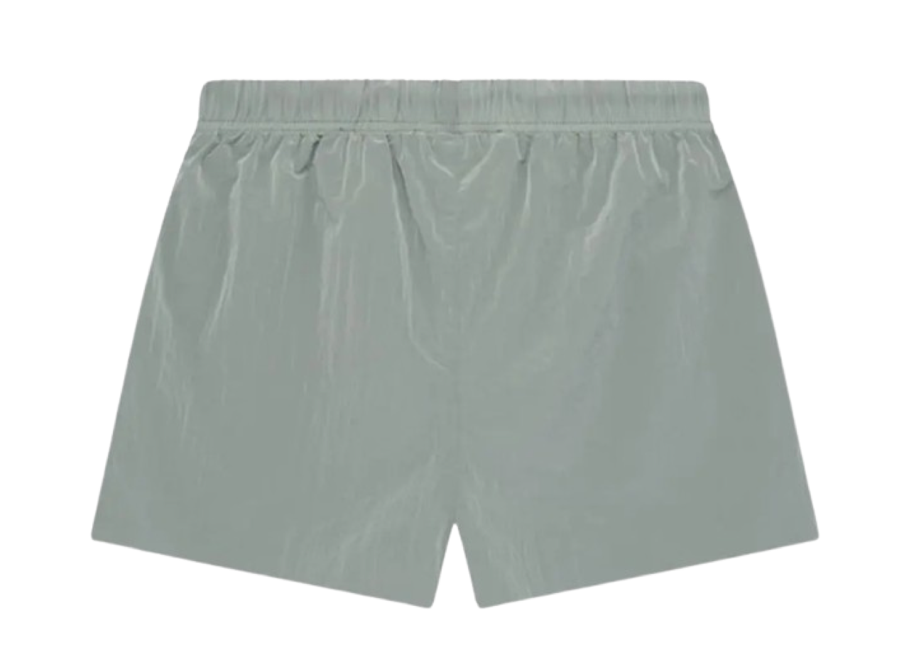 Fear of God Essentials Crinkle Nylon Running Short 'Seal' - photo 2