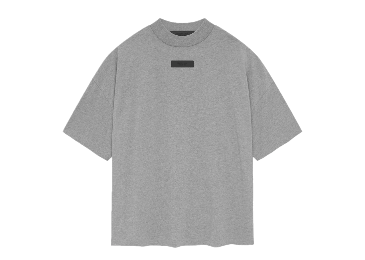 Fear of God Essentials Short-Sleeve Tee Dark Heather Oatmeal