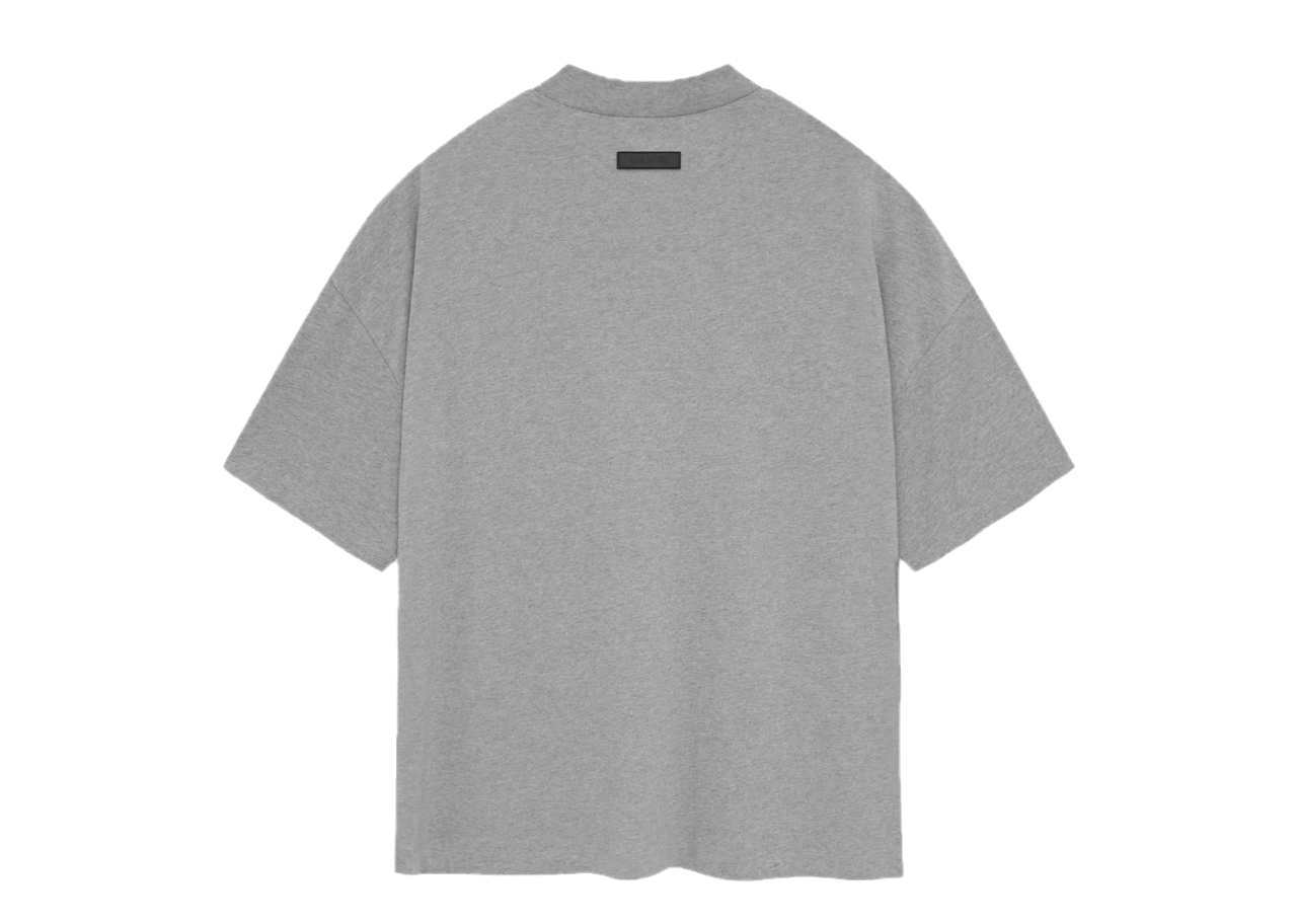 Fear of God Essentials Short-Sleeve Tee Dark Heather Oatmeal - photo 2